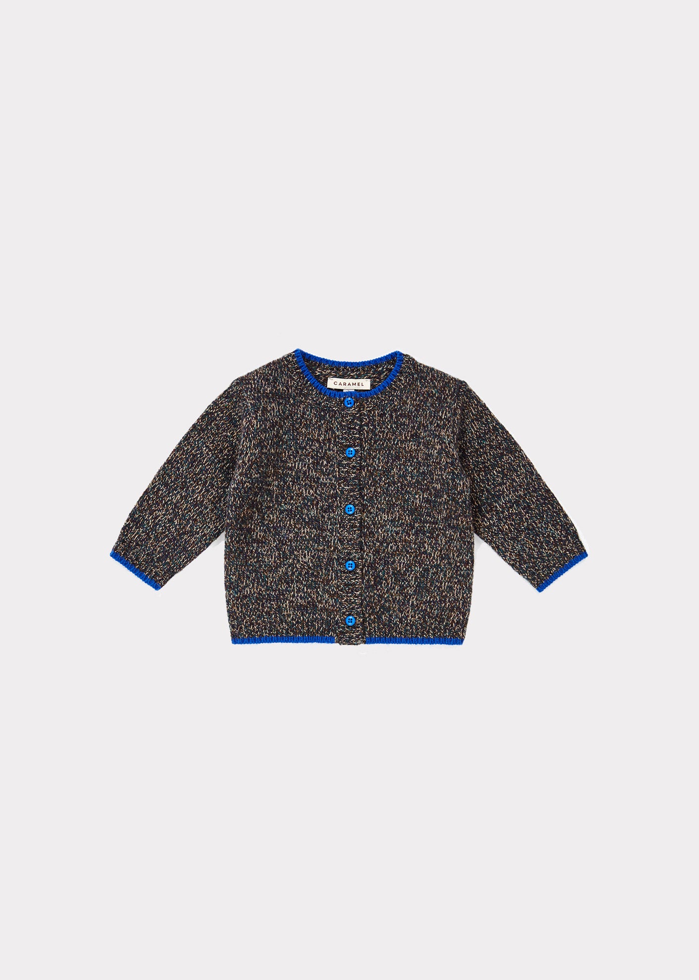 Baby Girls Dark Grey Wool Cardigan