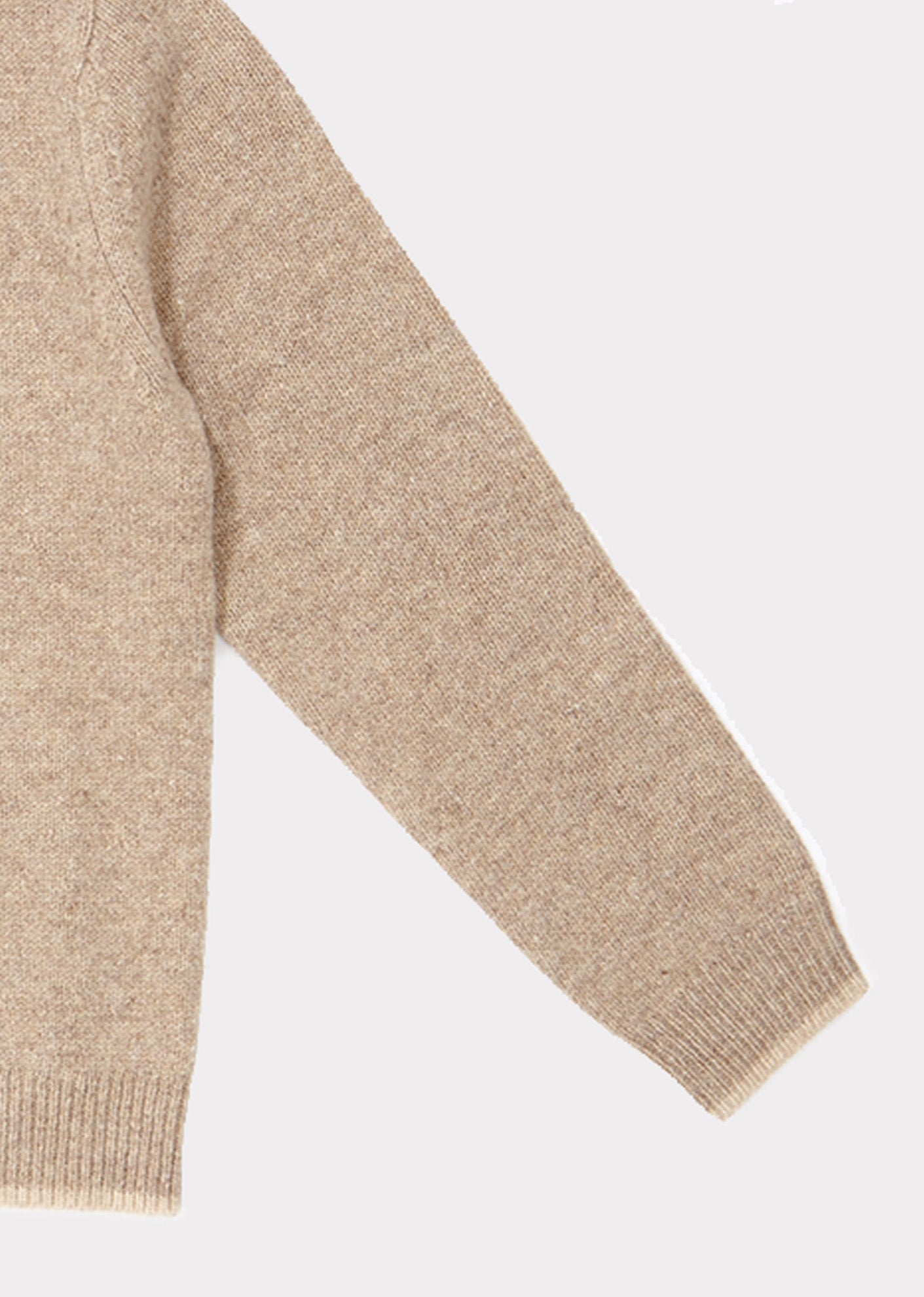 Girls Khaki Wool Cardigan