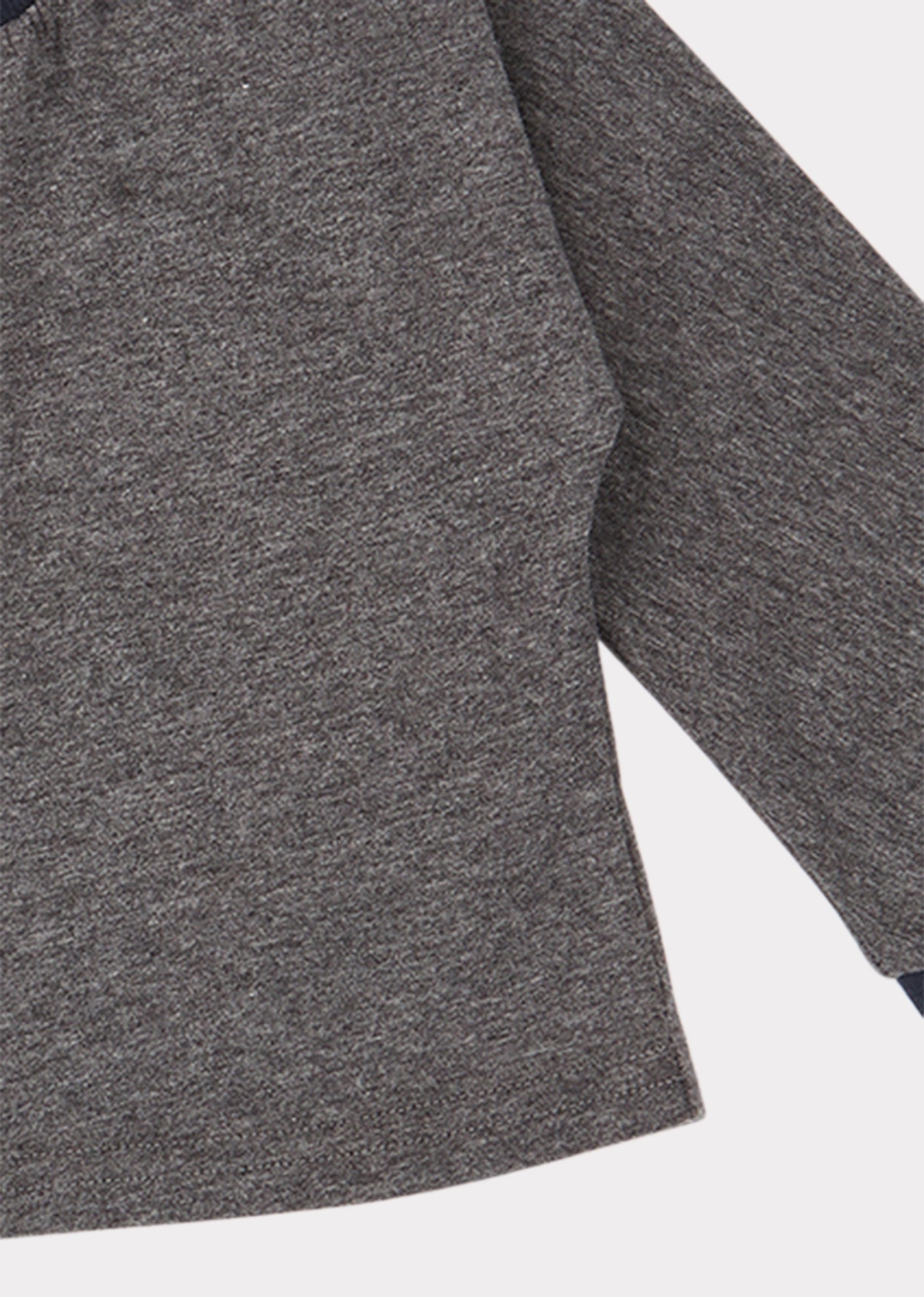 Baby Boys & Girls Grey Melange Heron Blouse