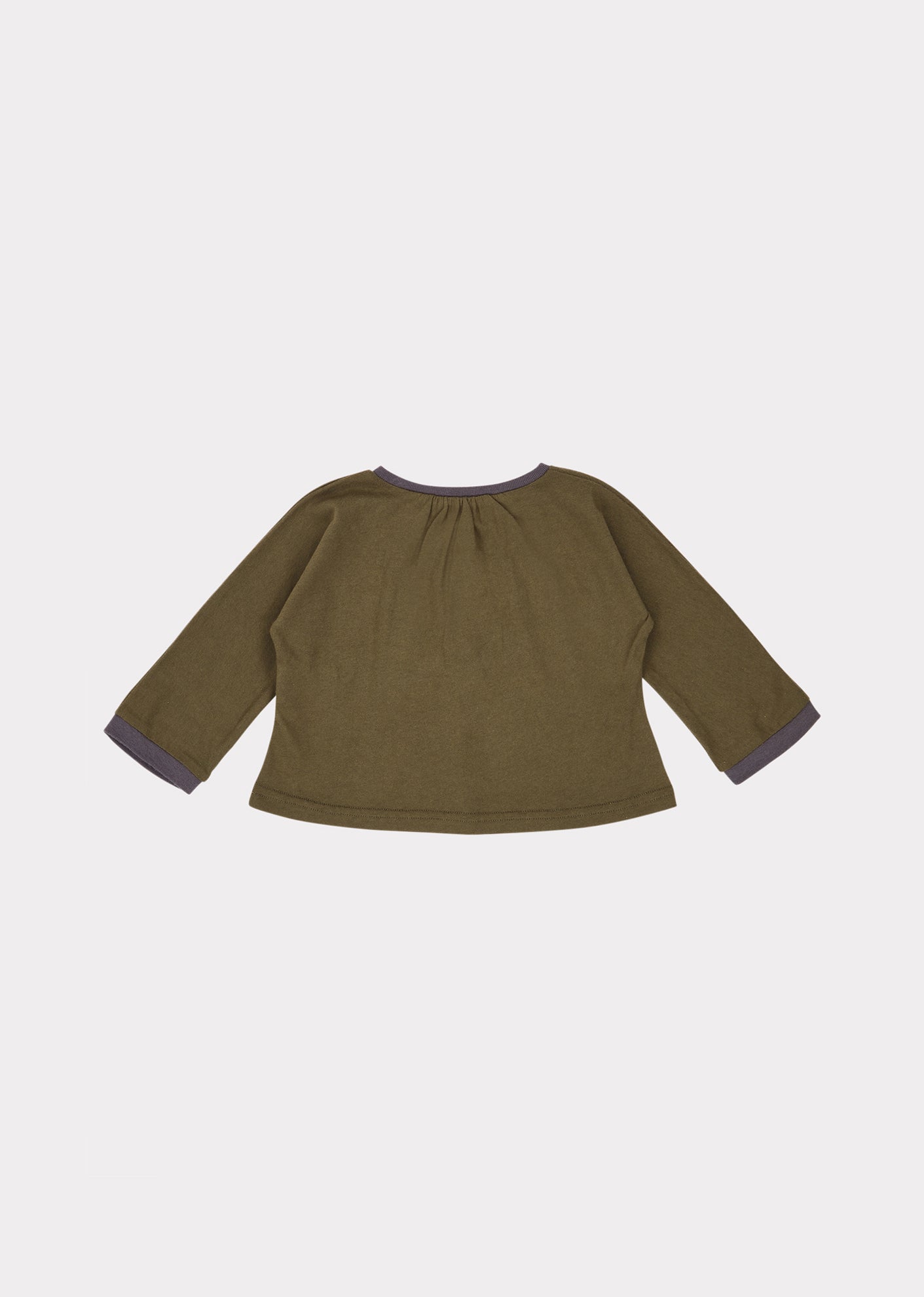 Baby Boys & Girls Khaki Heron Blouse