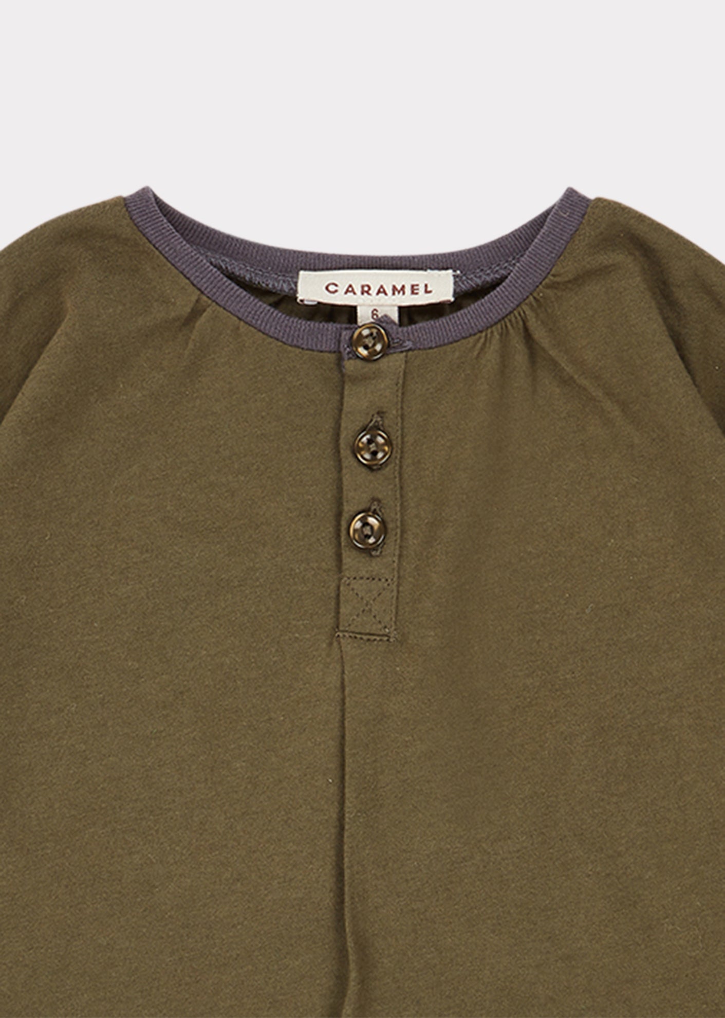 Baby Boys & Girls Khaki Heron Blouse