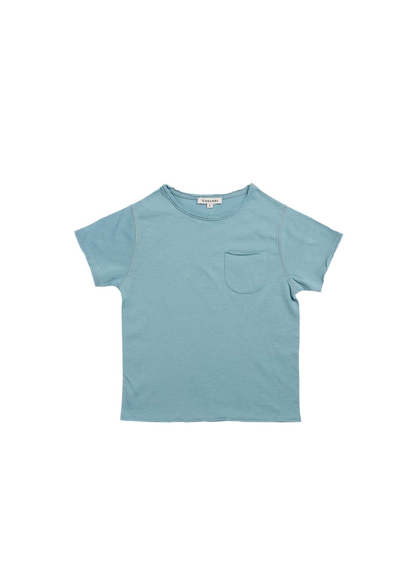 Boys & Girls Blue Cotton T-shirt