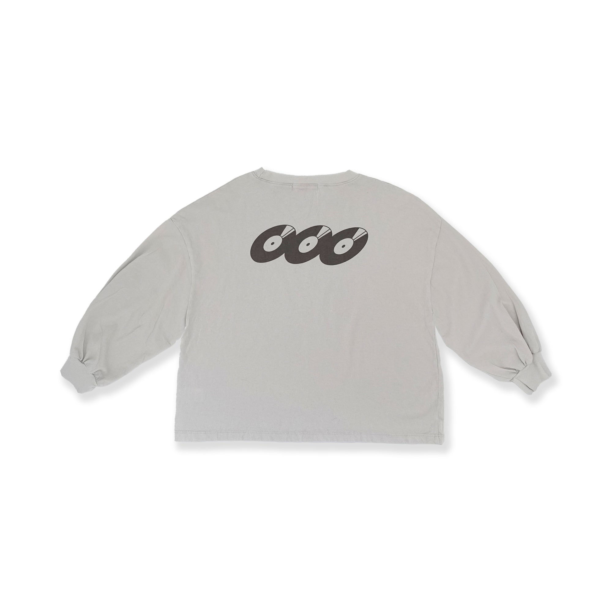 Boys & Girls Grey Cotton T-Shirt