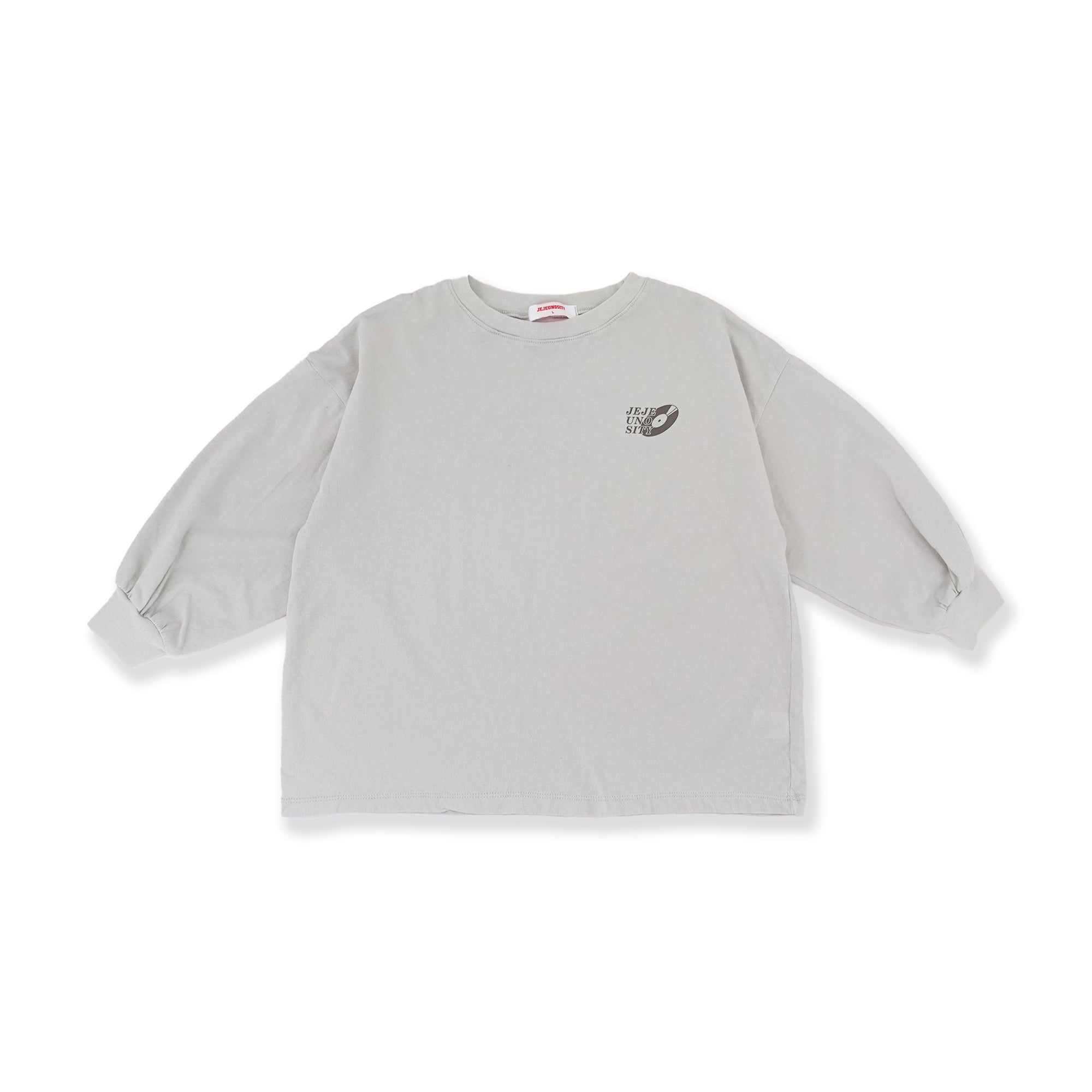 Boys & Girls Grey Cotton T-Shirt