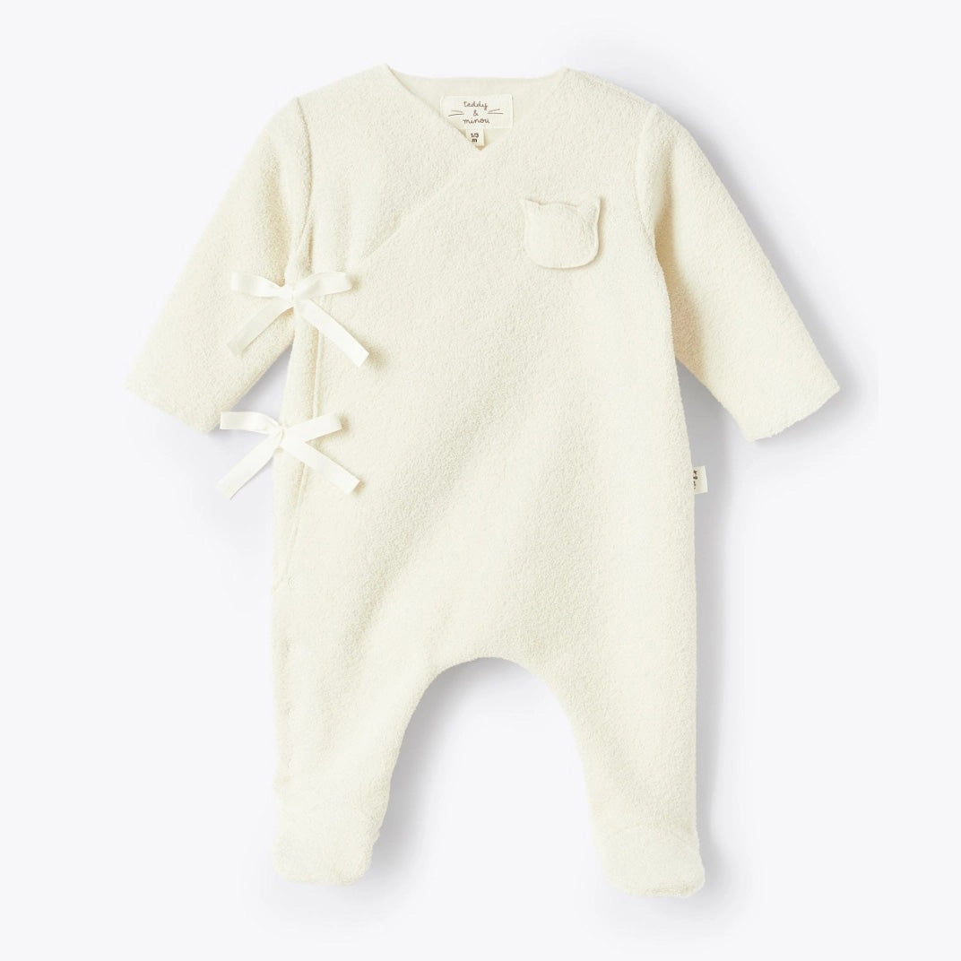 Baby Boys & Girls White Babysuit