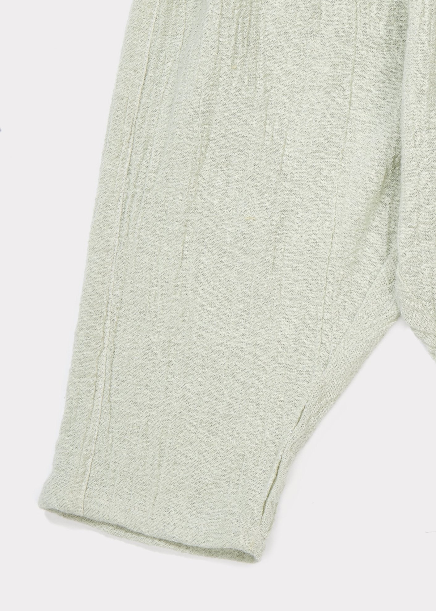 Baby Egret Cotton Woven Trousers