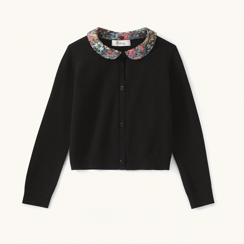 Girls Black Cardigan