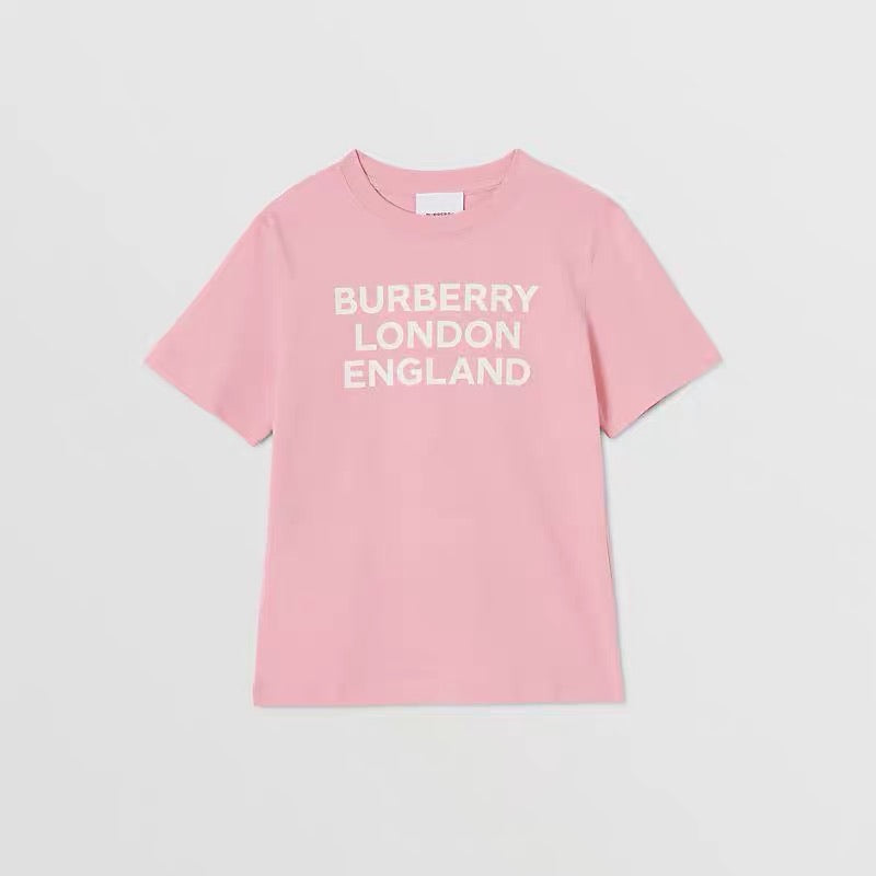 Girls Candy Pink Cotton Logo T-Shirt