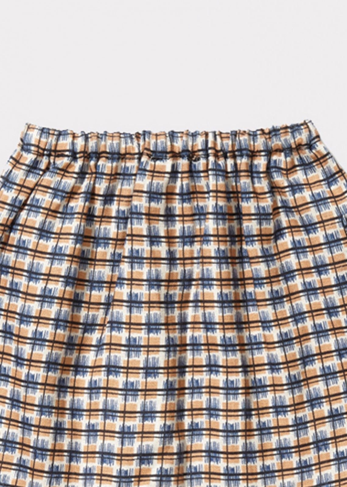 Baby Blue Checked Woven Trousers