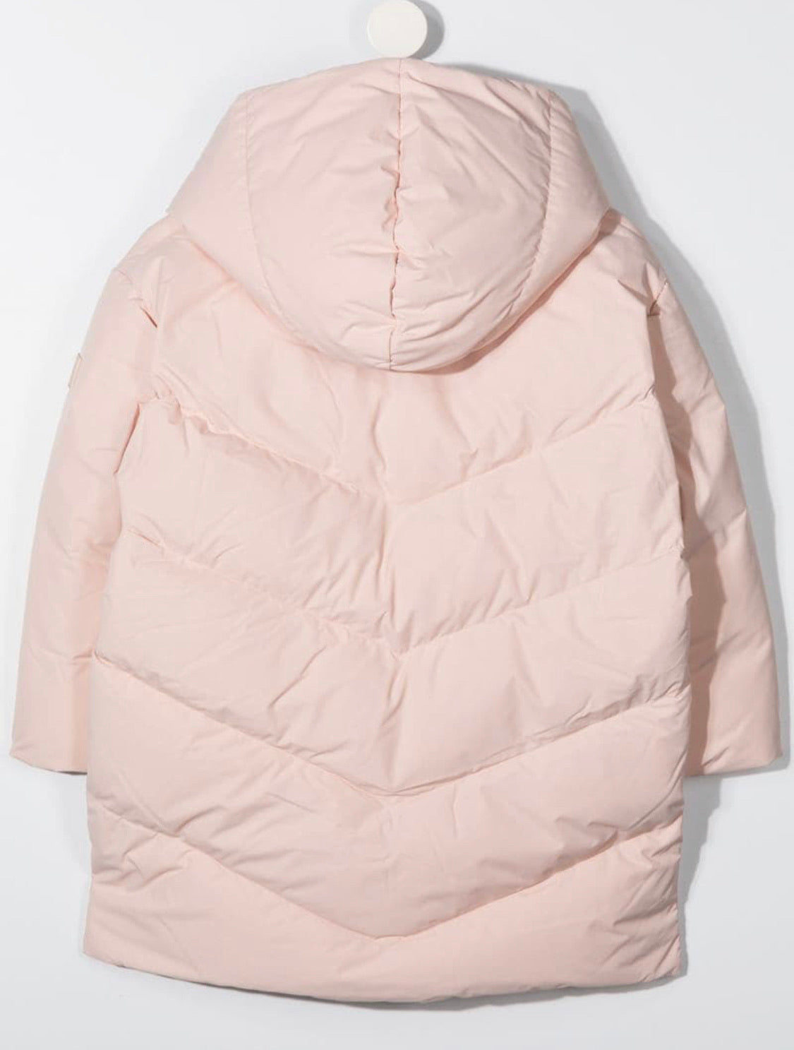 Girls Pink Padded Down Jacket