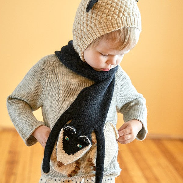 Baby  Light Grey Monster Sweater With Gloves - CÉMAROSE | Children's Fashion Store - 2