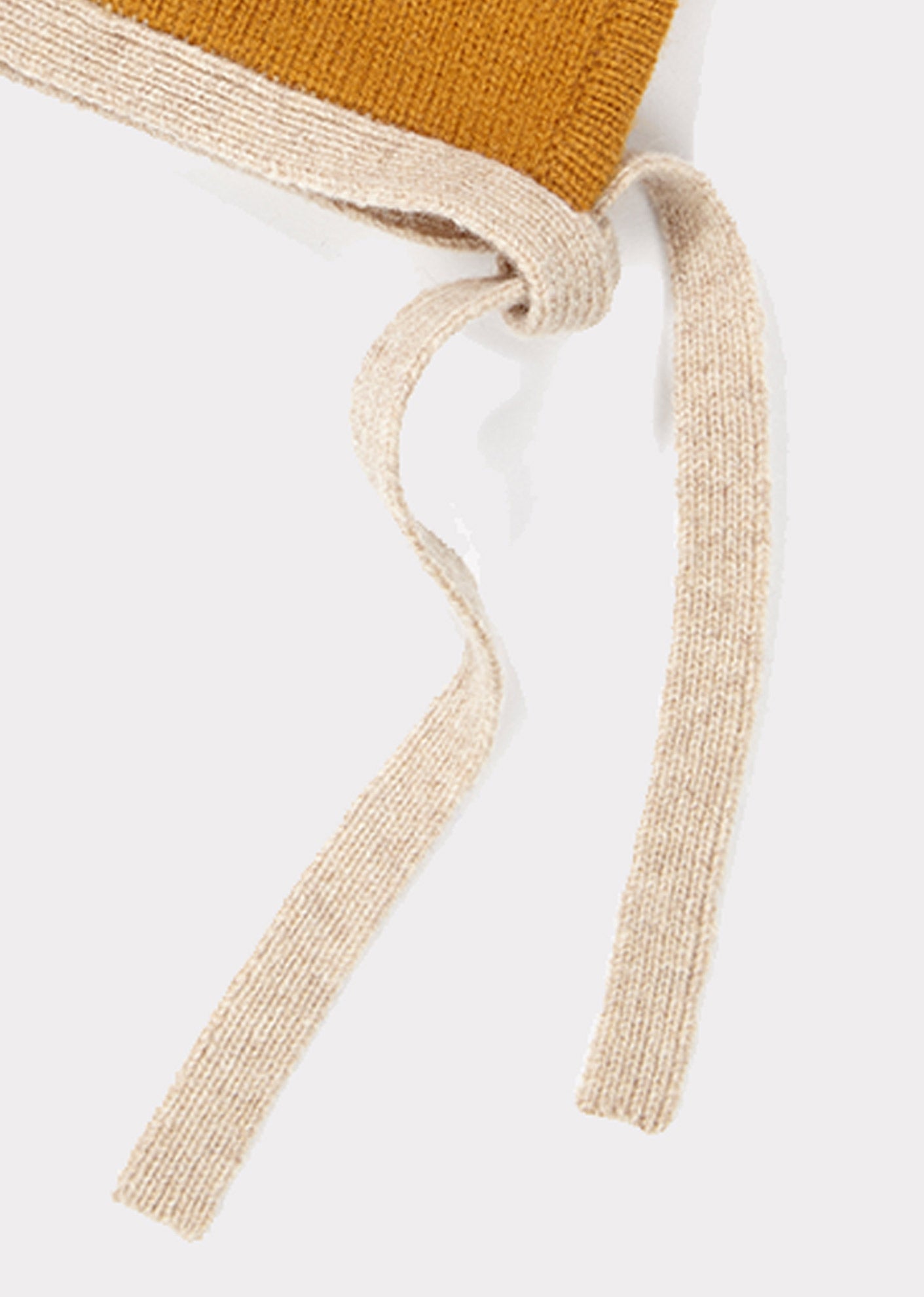 Baby Girls Dark Yellow Wool Hat