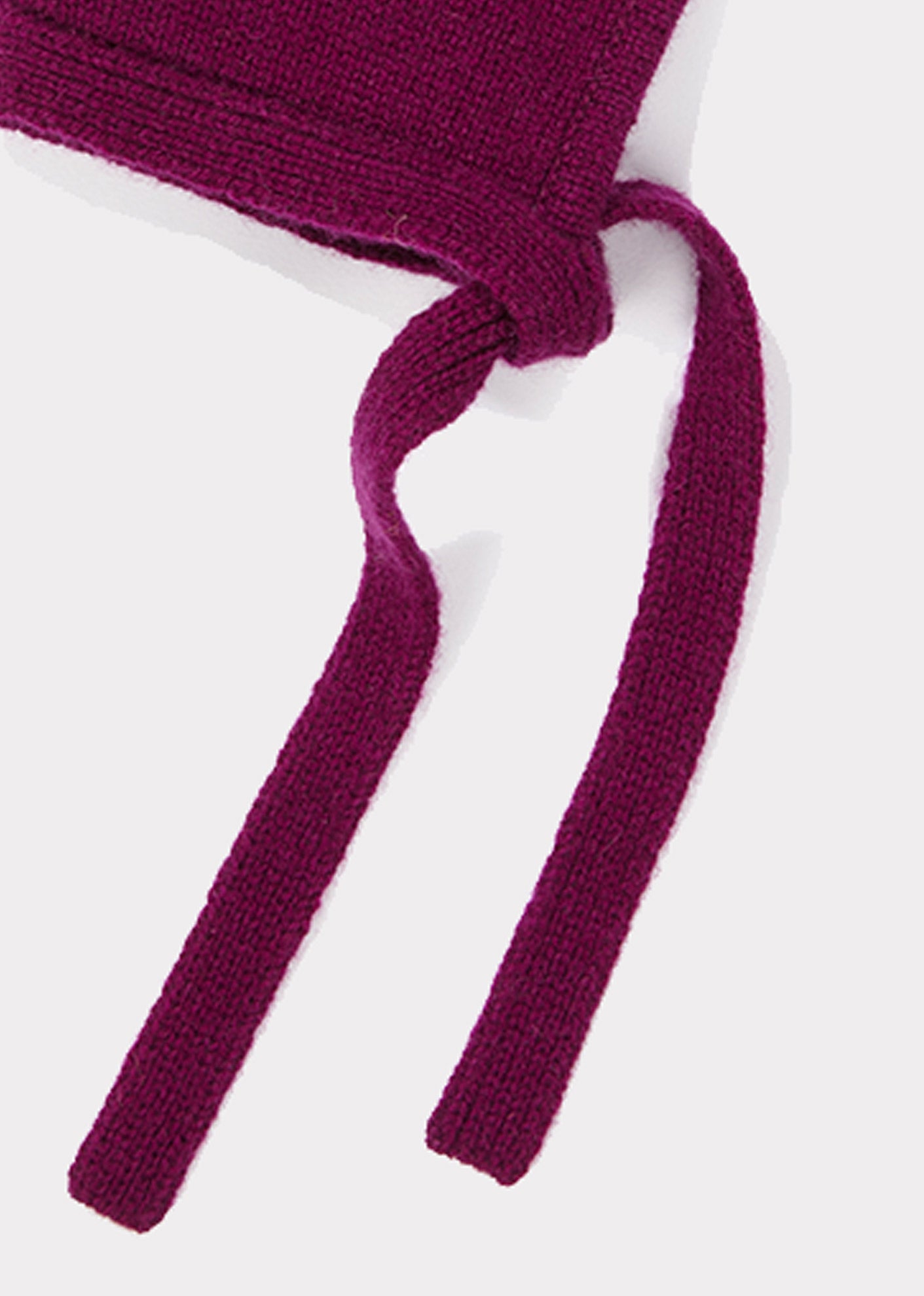 Baby Girls Purple Red Cashmere Hat