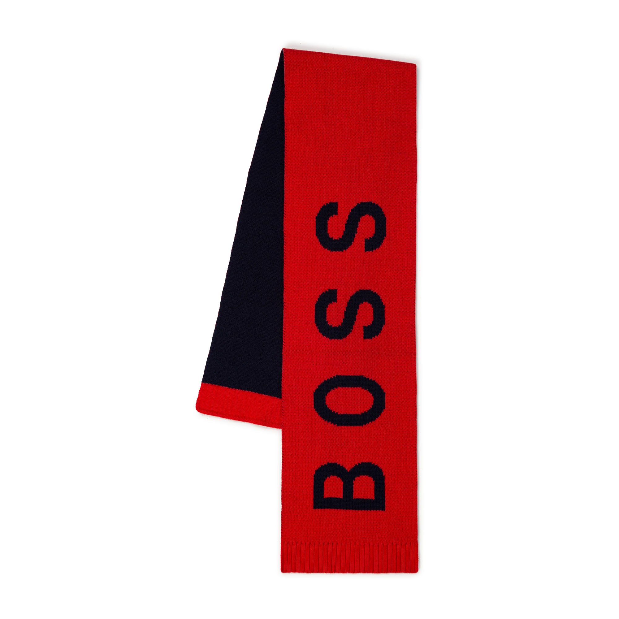 Boys Red Logo Scarf