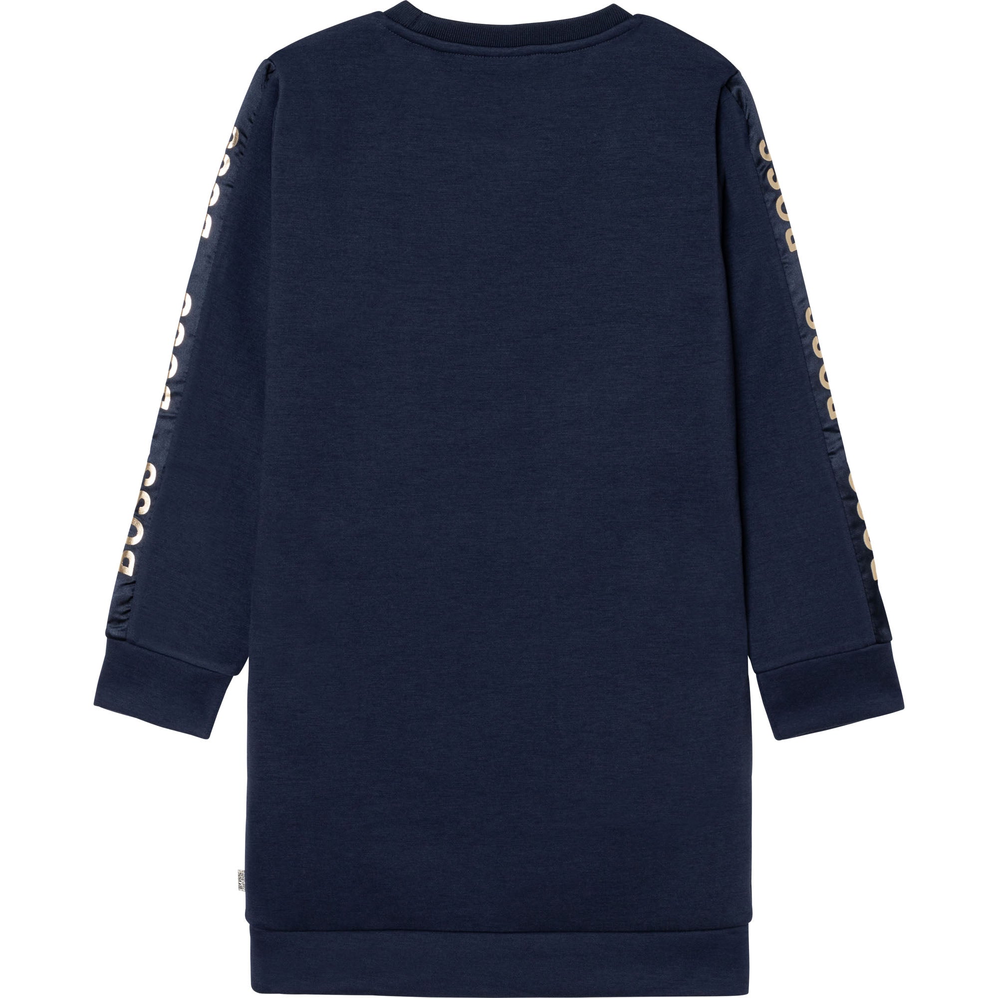 Girls Navy Logo Dress