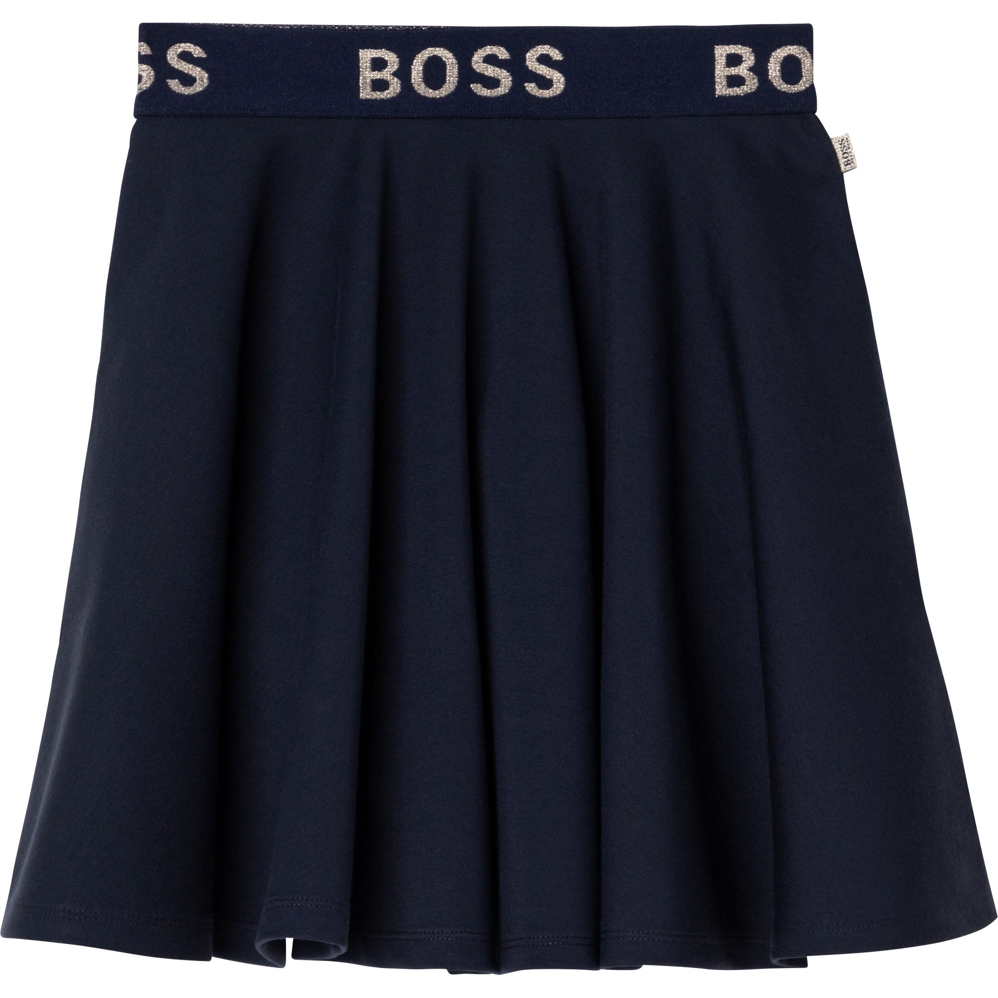 Girls Navy Pleated Skirt
