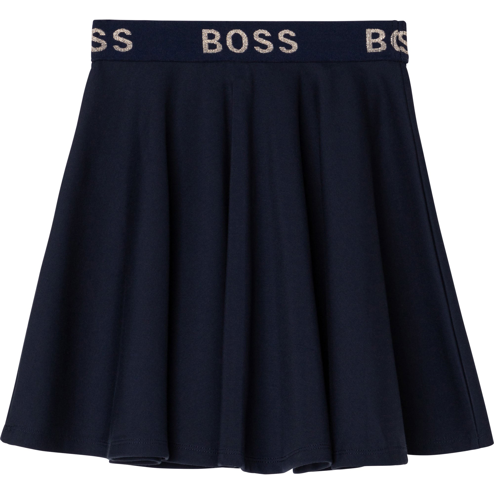 Girls Navy Pleated Skirt
