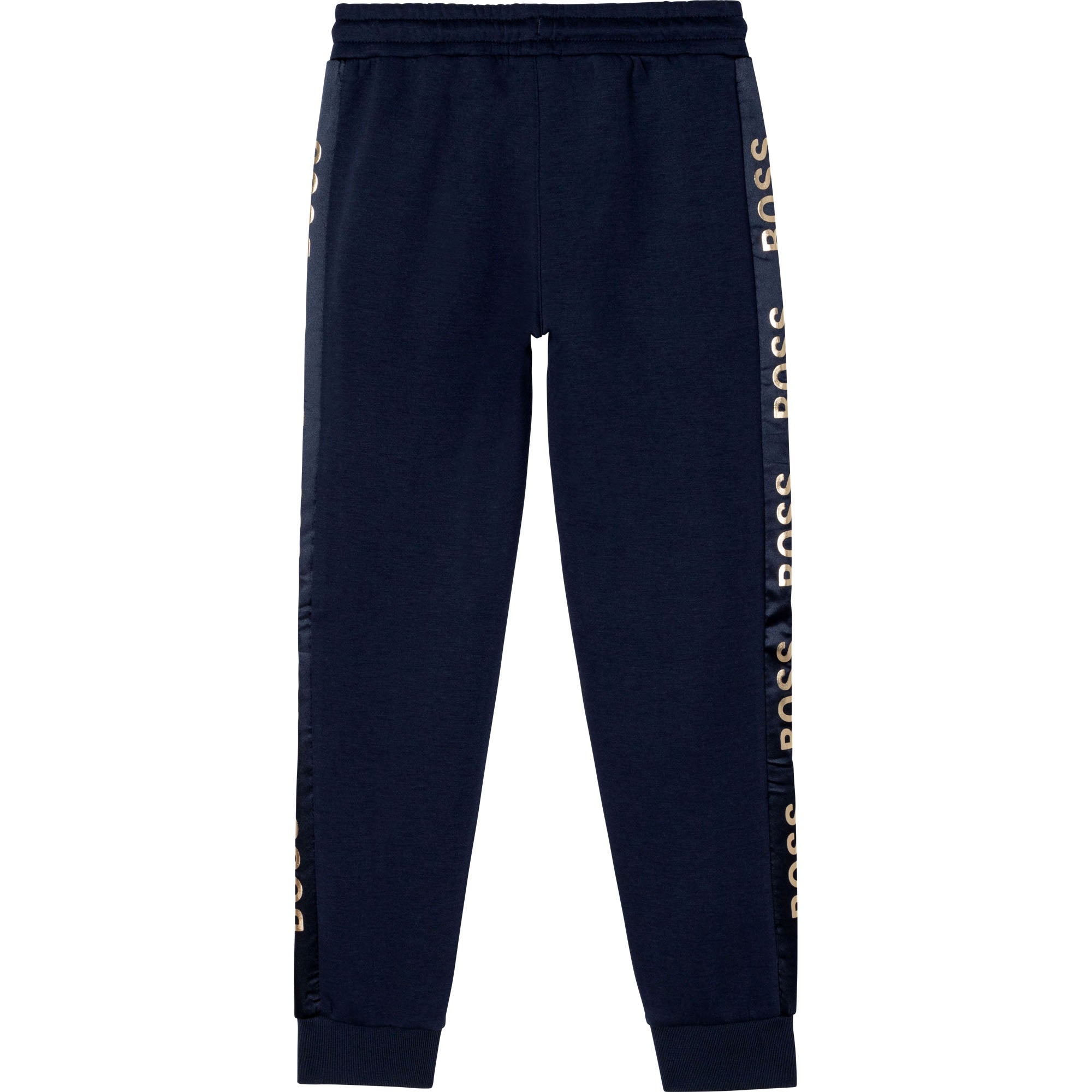 Boys Navy Logo Trousers