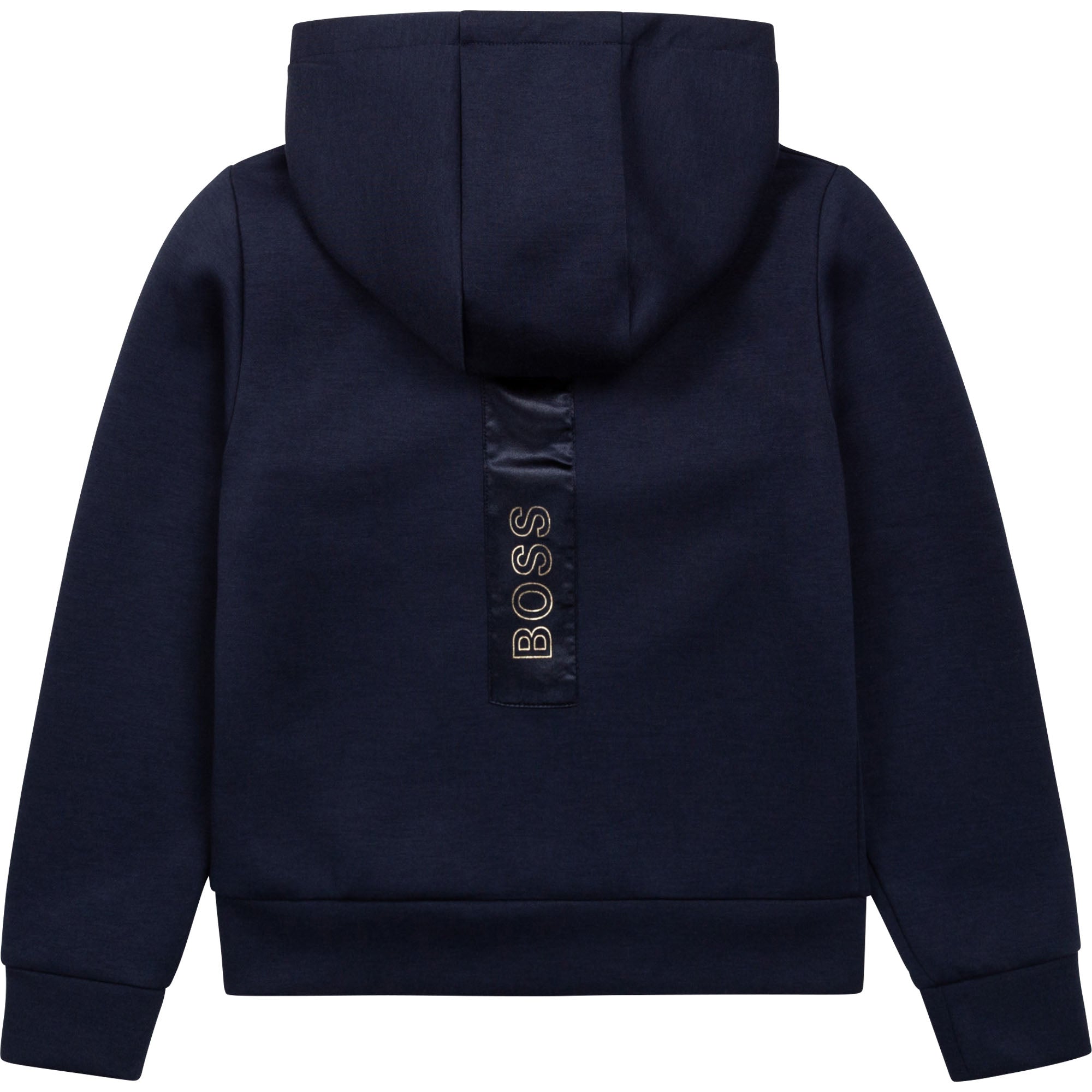 Boys Black Zip-Up Top