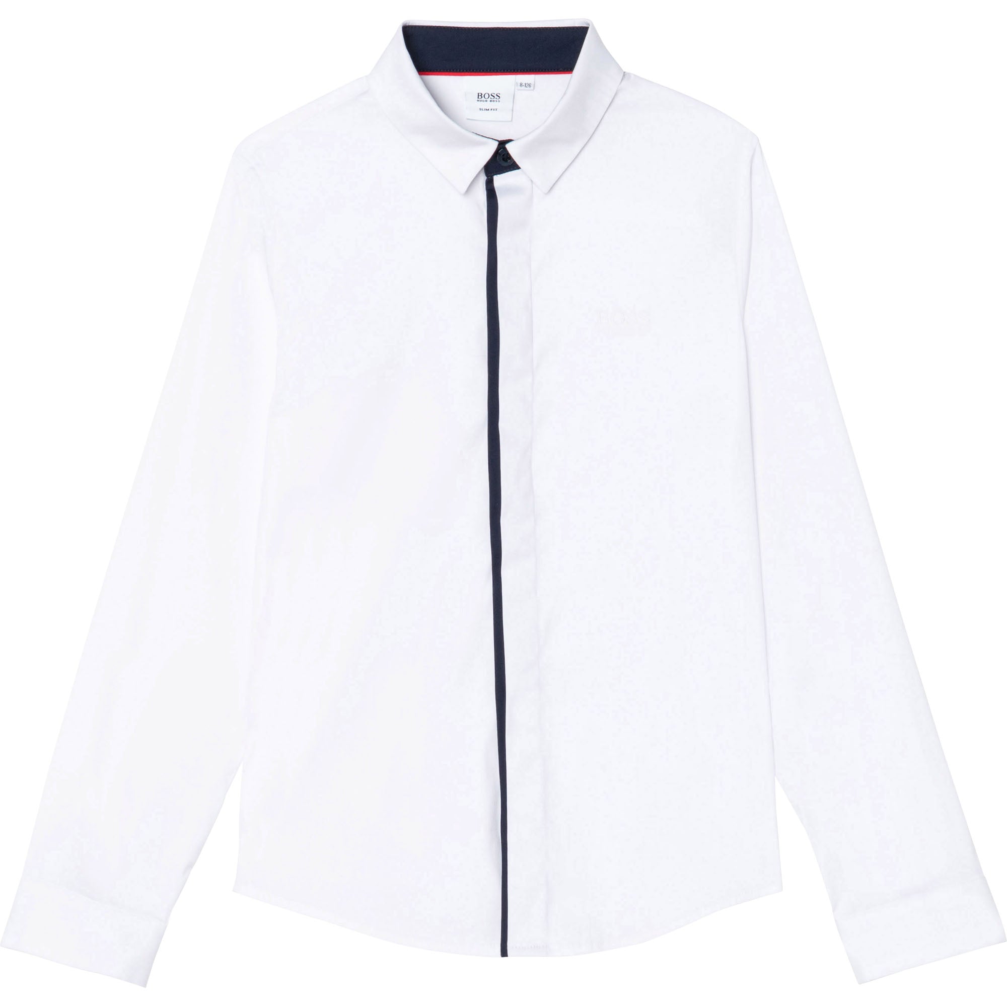 Boys White Logo Shirt