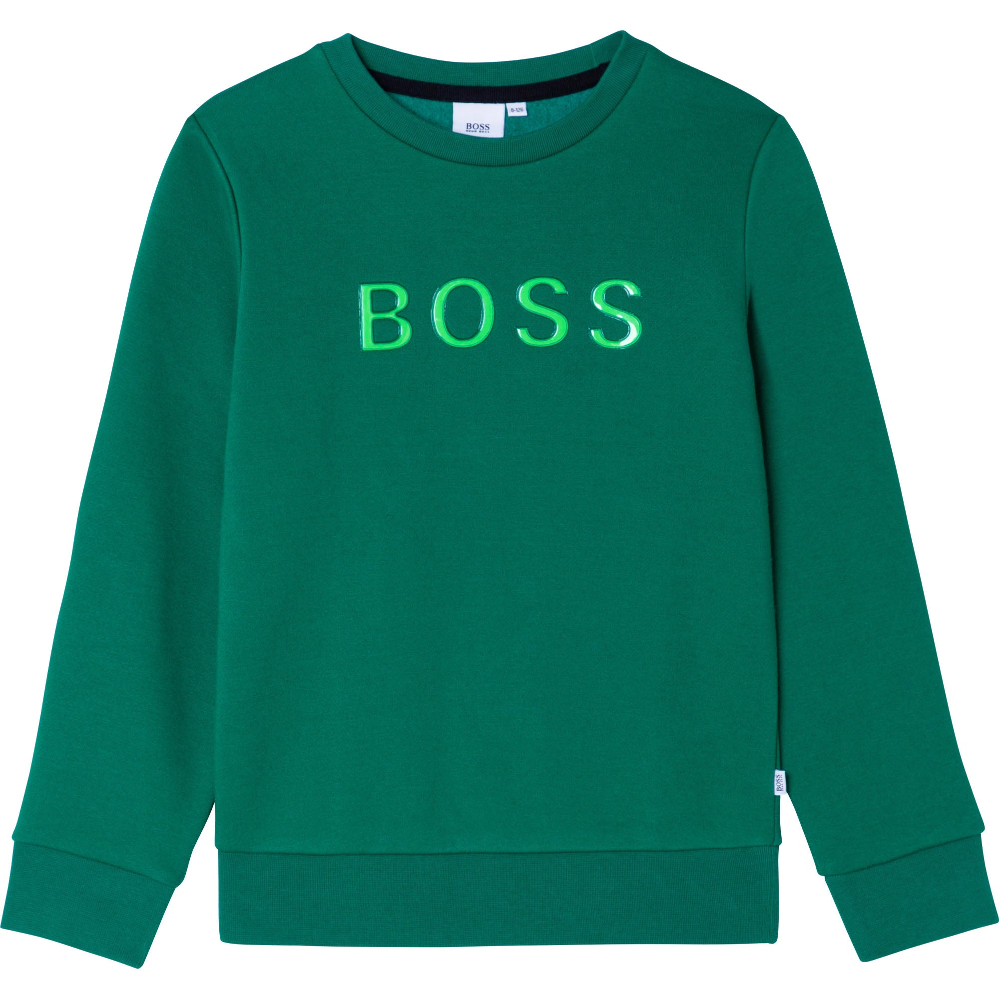 Boys Green Logo Sweatshirt