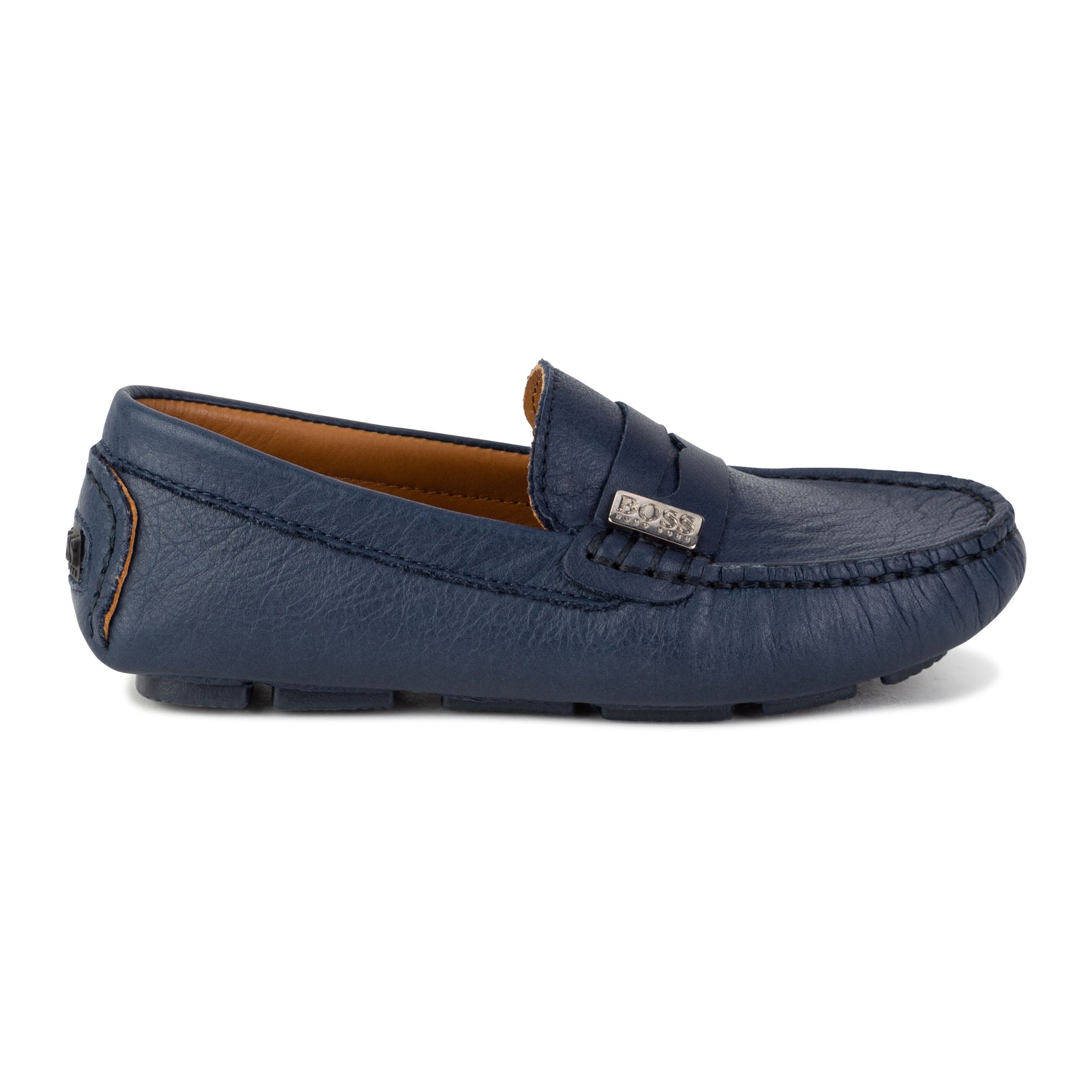 Boys Navy Flat Shoes