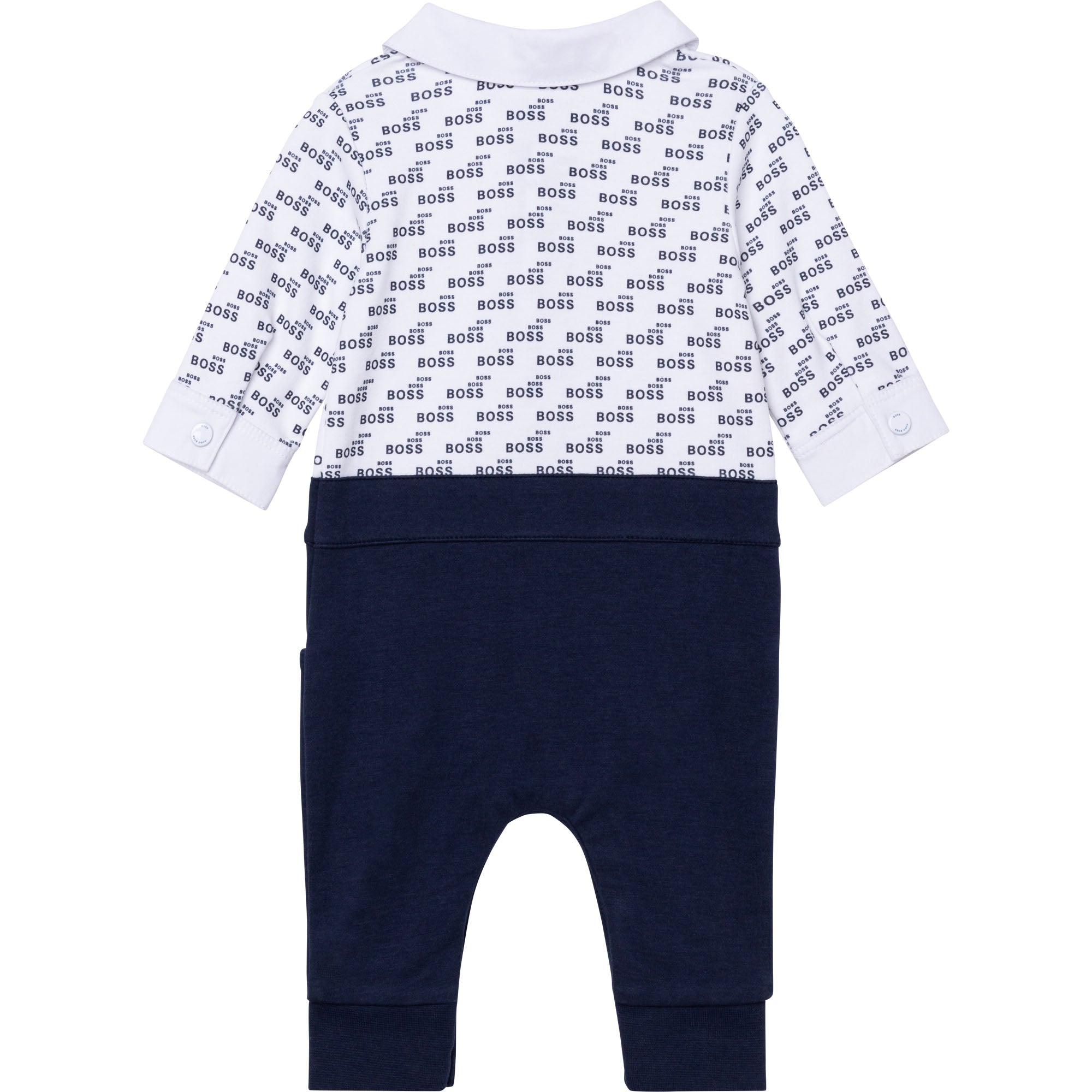 Baby Boys White Babysuit