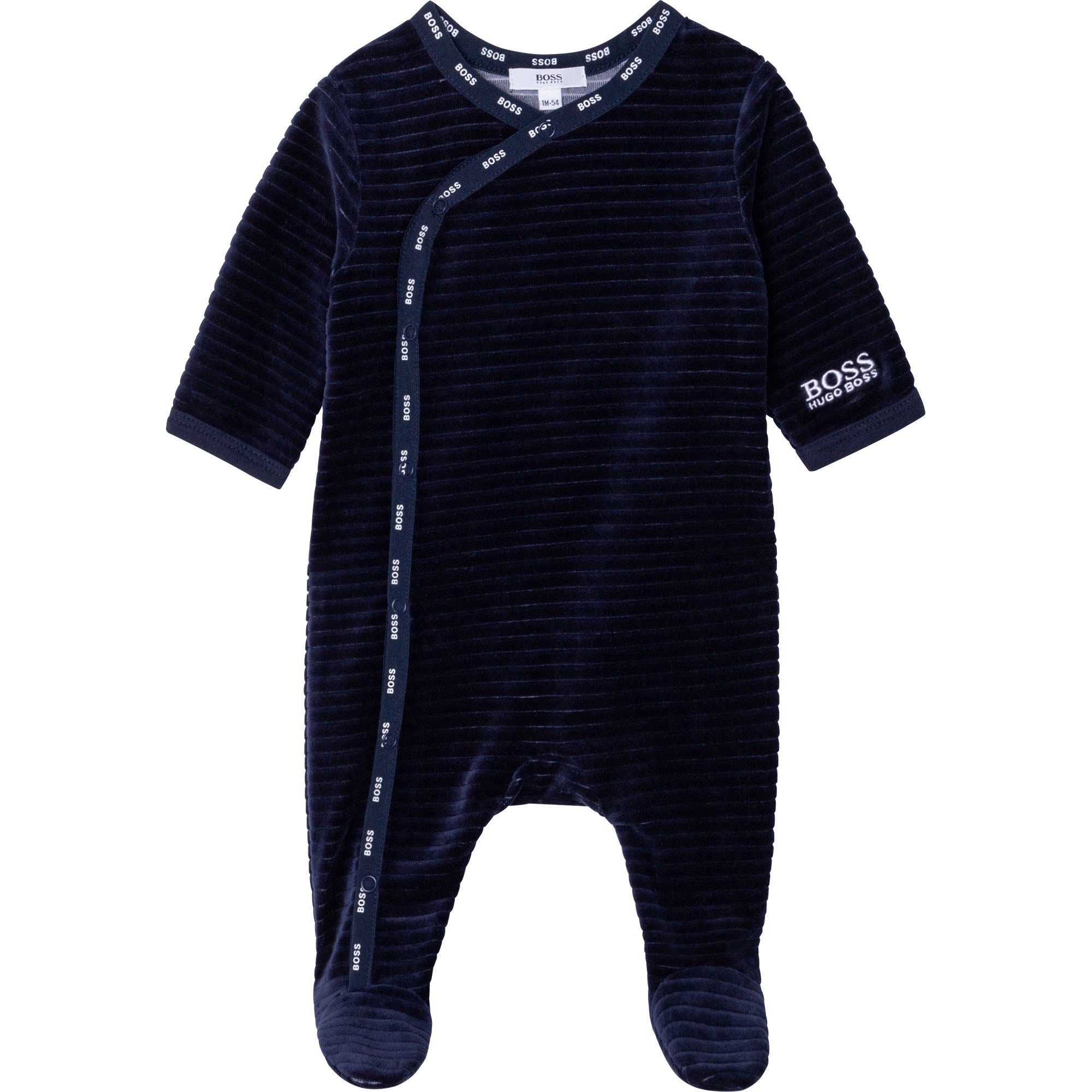 Baby Boys Navy Babysuit