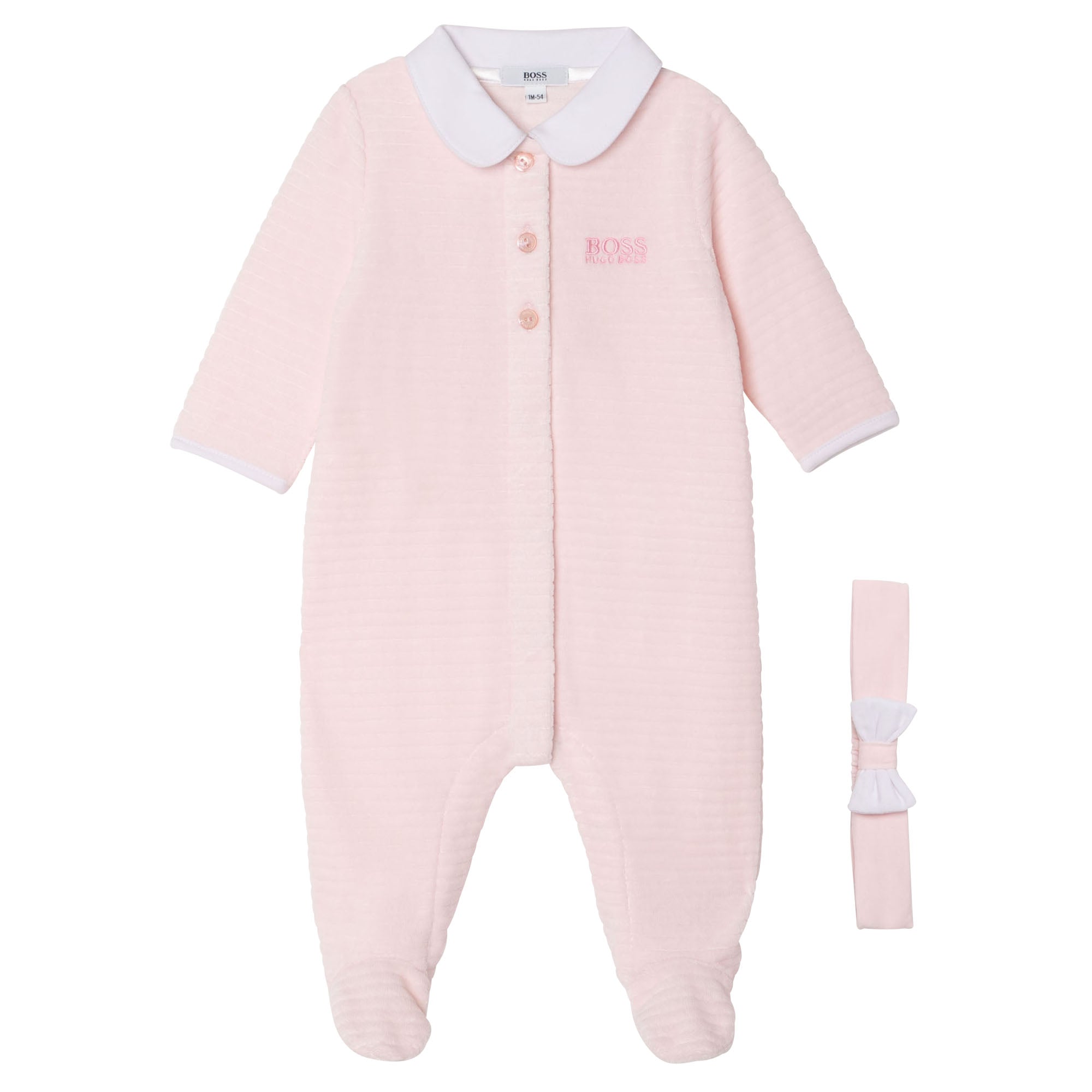 Baby Girls Pink Babysuit