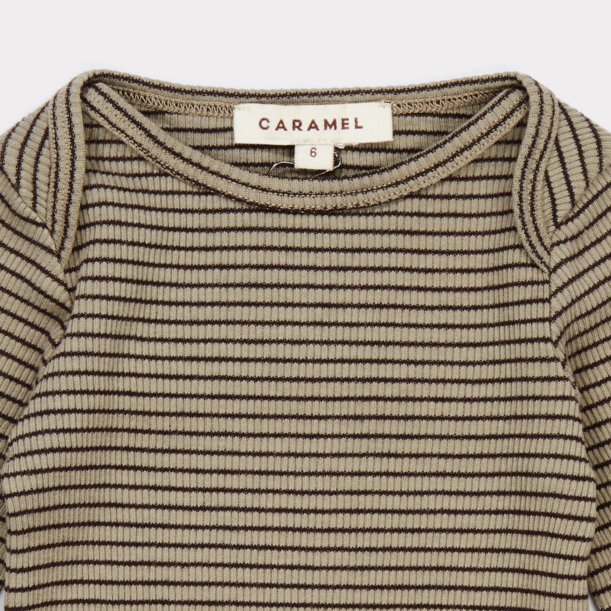 Baby Pewter Cotton Rib T-shirt