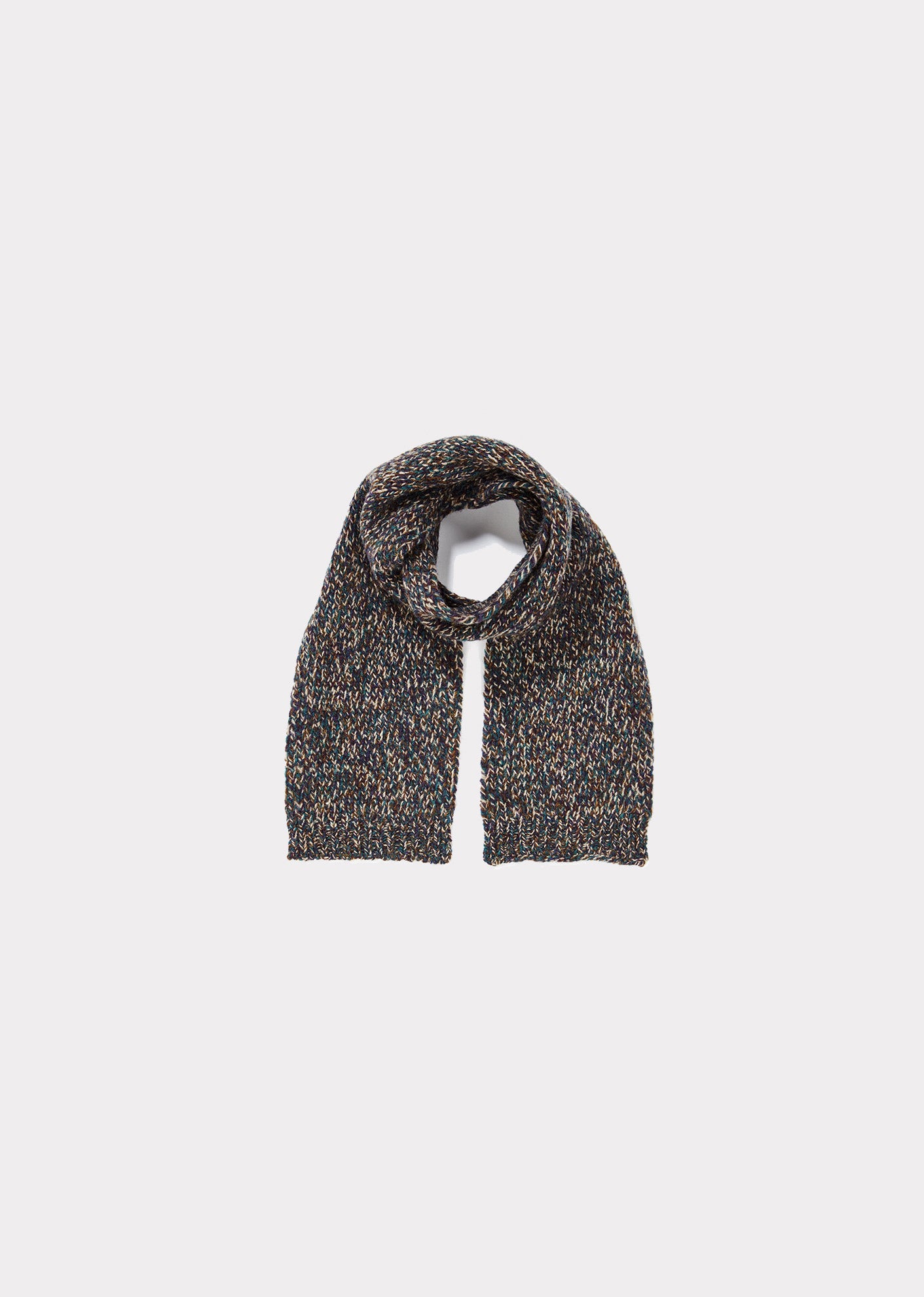 Baby Boys Dark Grey Wool Scarf