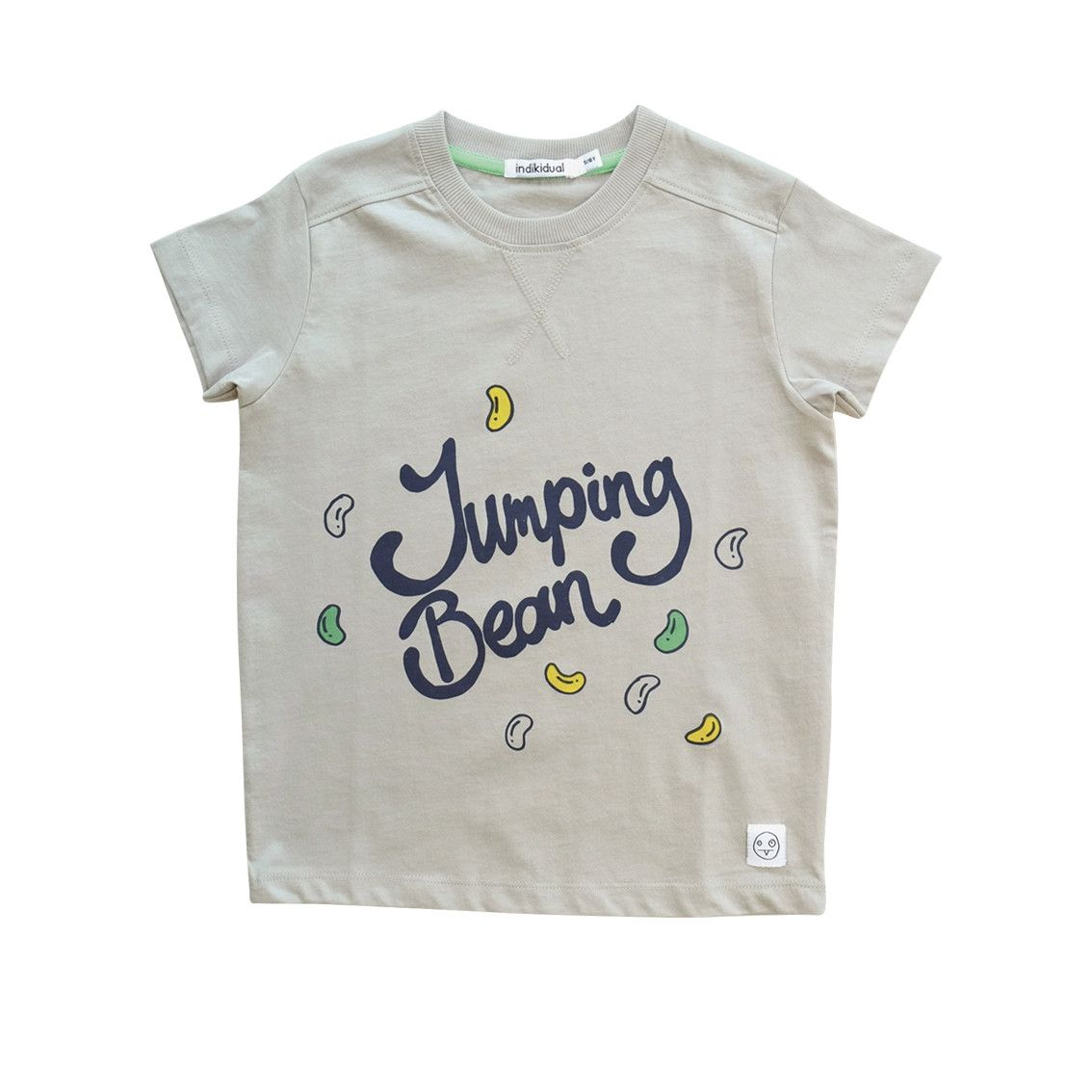 Girls Grey Jumping Bean Printed Cotton T-Shirt - CÉMAROSE | Children's Fashion Store