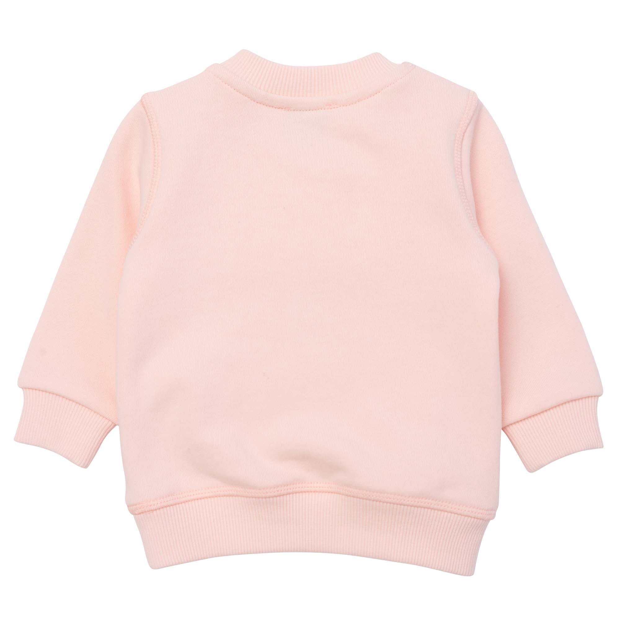 Baby Girls Pink Tiger Sweatshirt