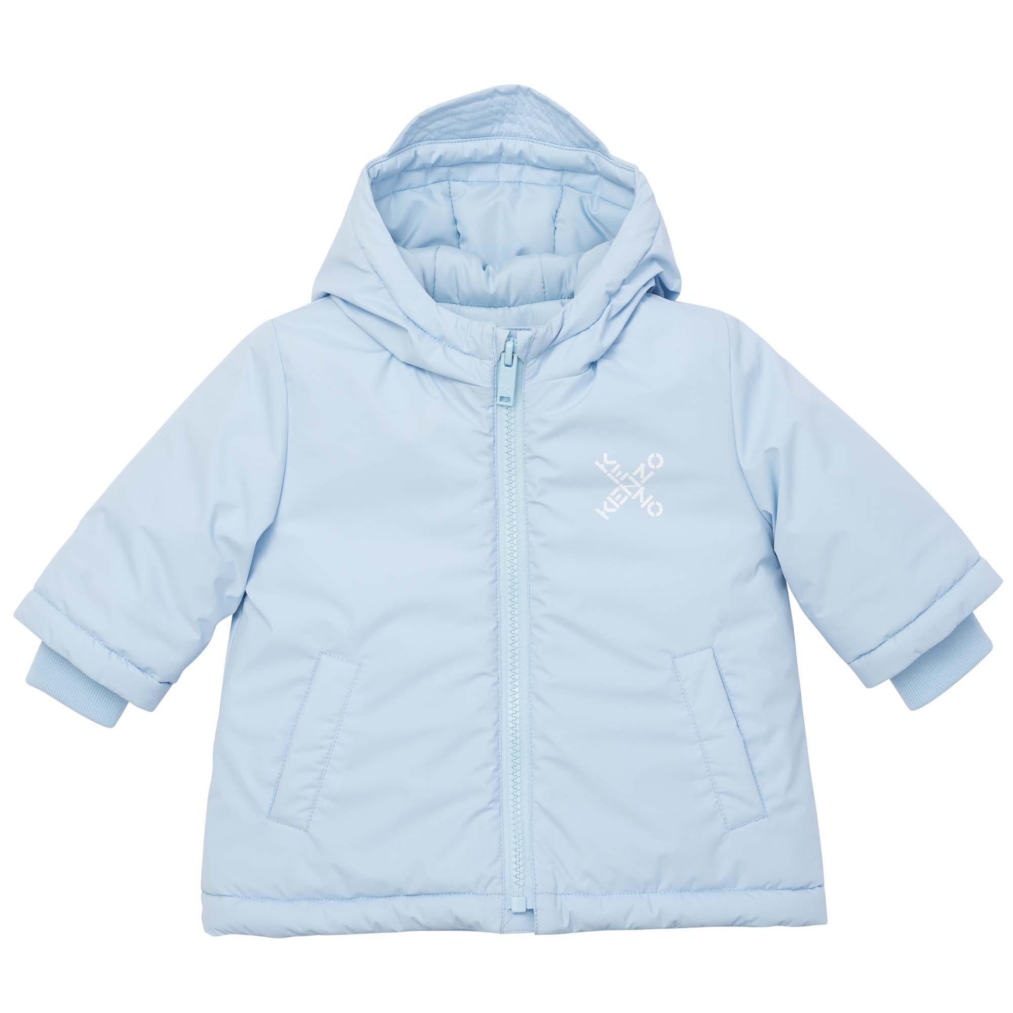 Baby Girls Blue Puffer Jacket