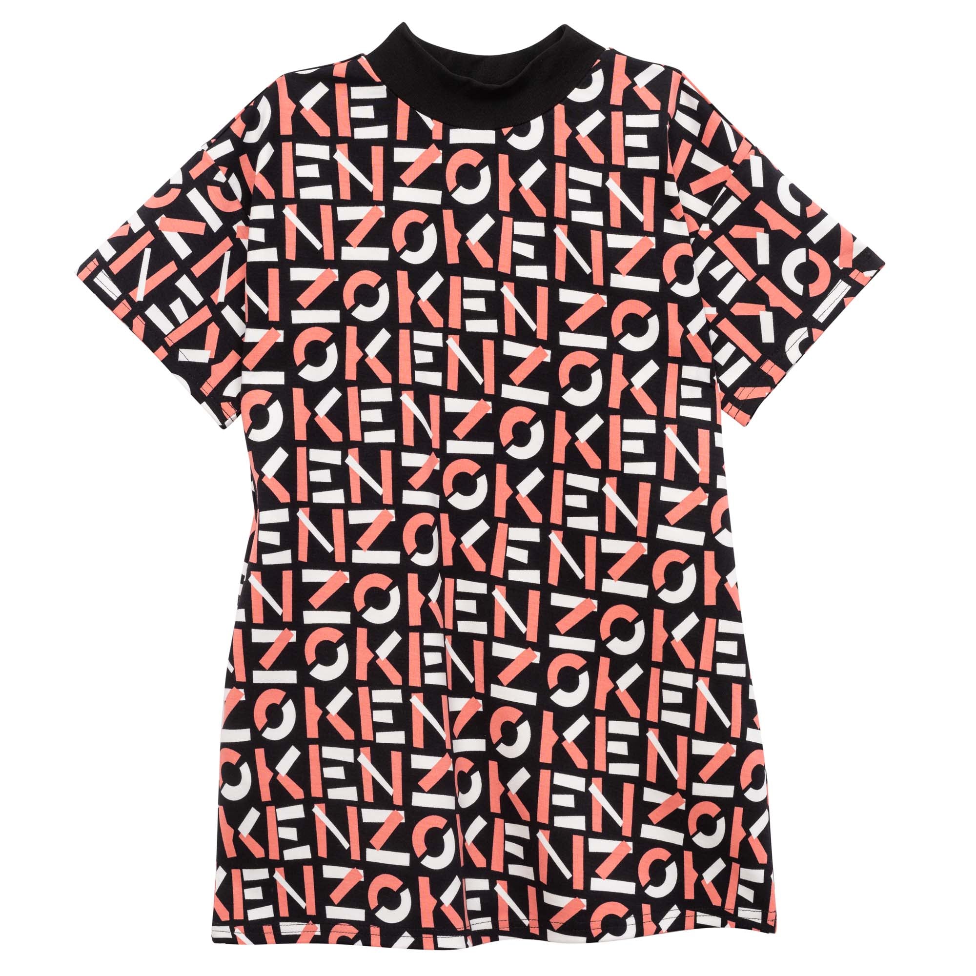 Girls Black Logo Dress