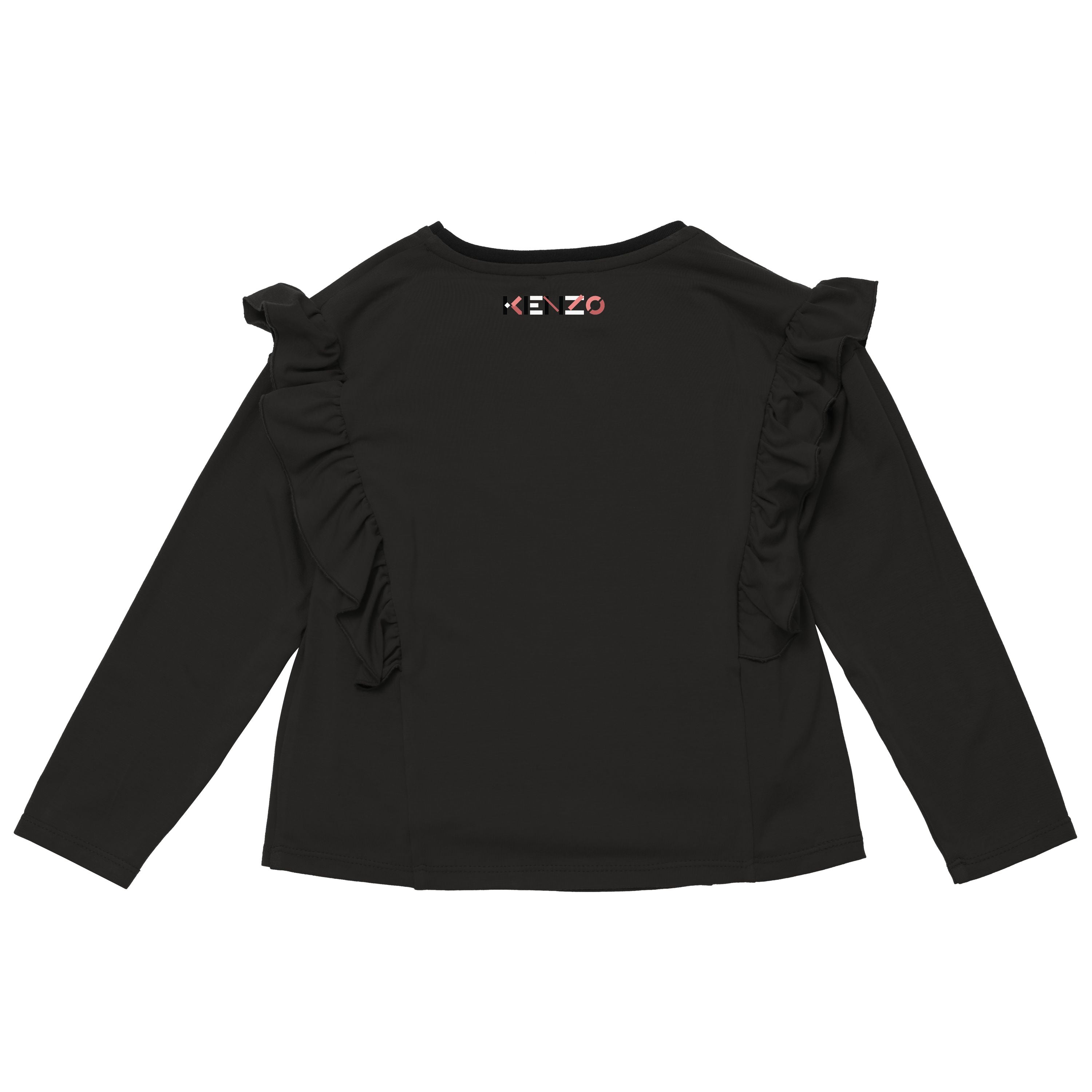 Girls Black Logo Sweatshirt