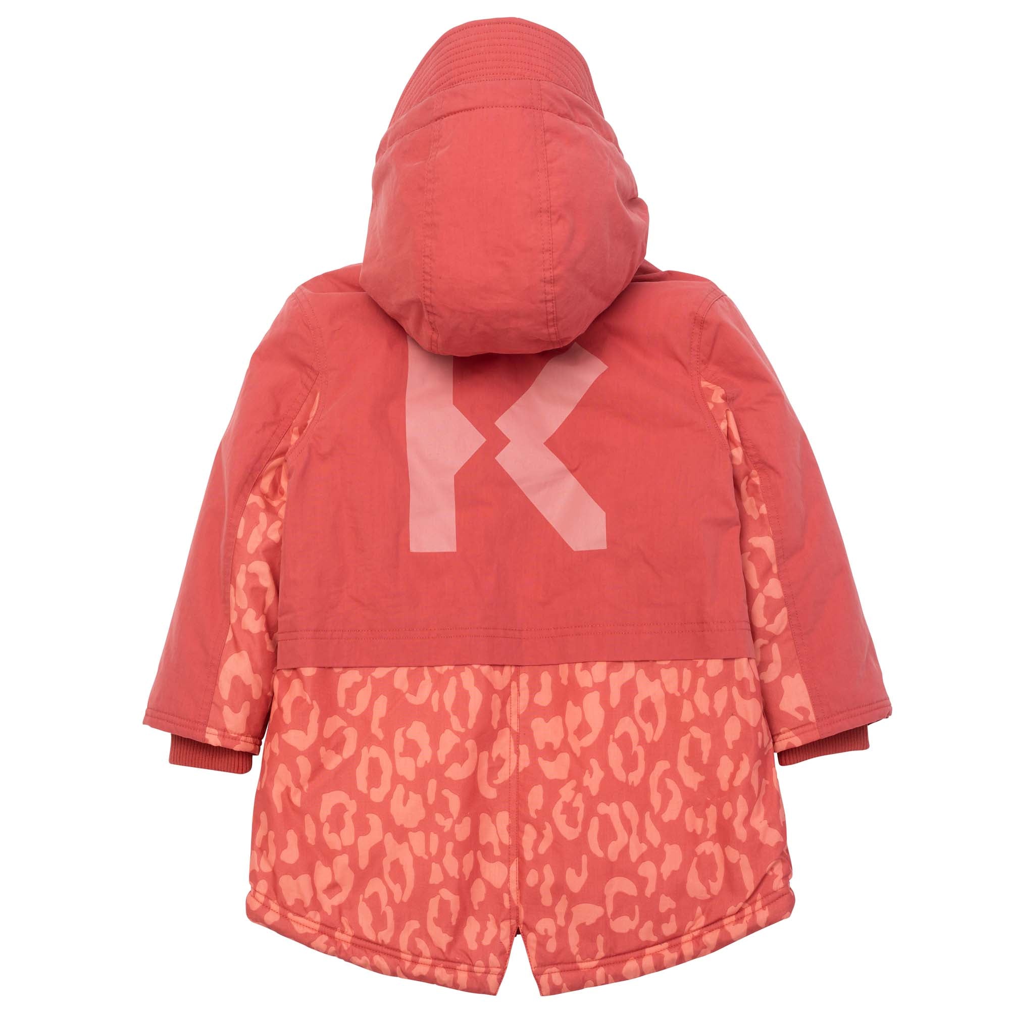 Girls Pink Hooded Coat