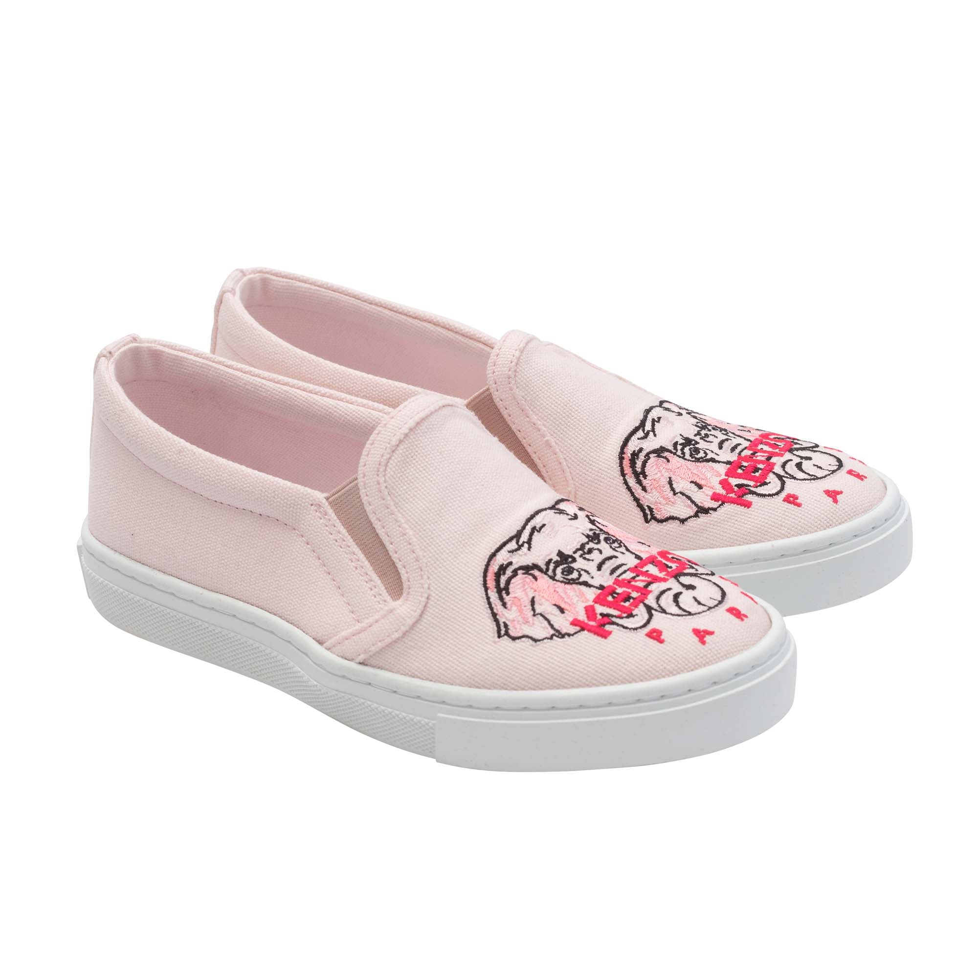 Girls Pink Printed Shoes