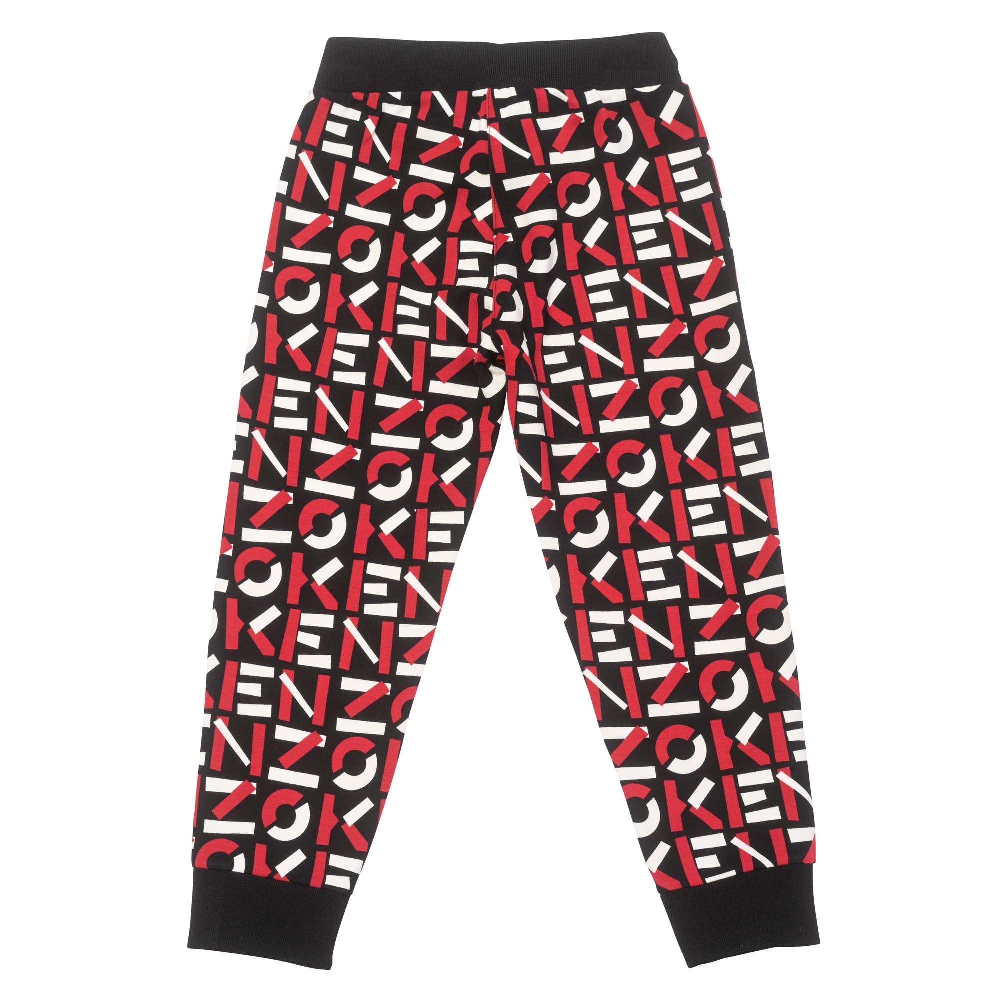 Boys Black Logo Trousers