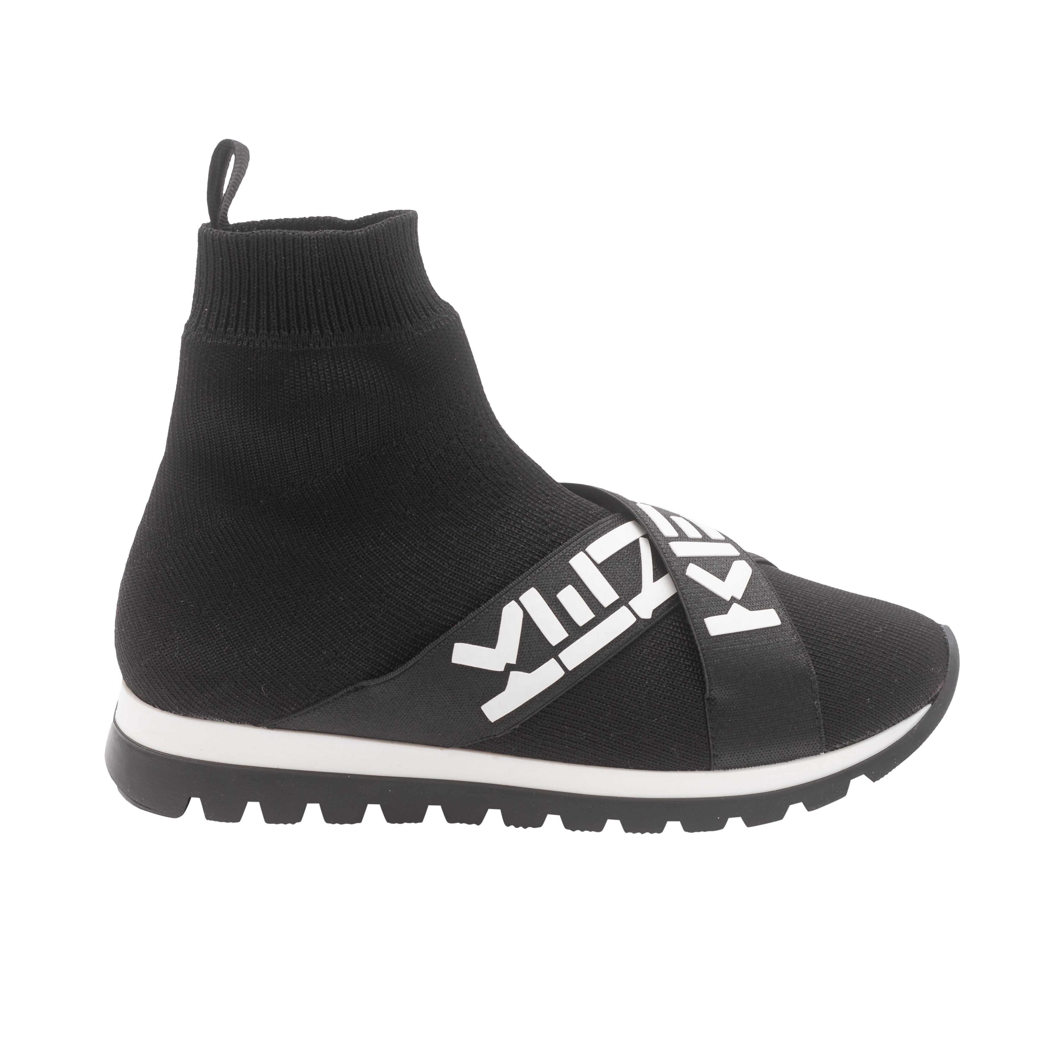 Boys Black Logo Shoes