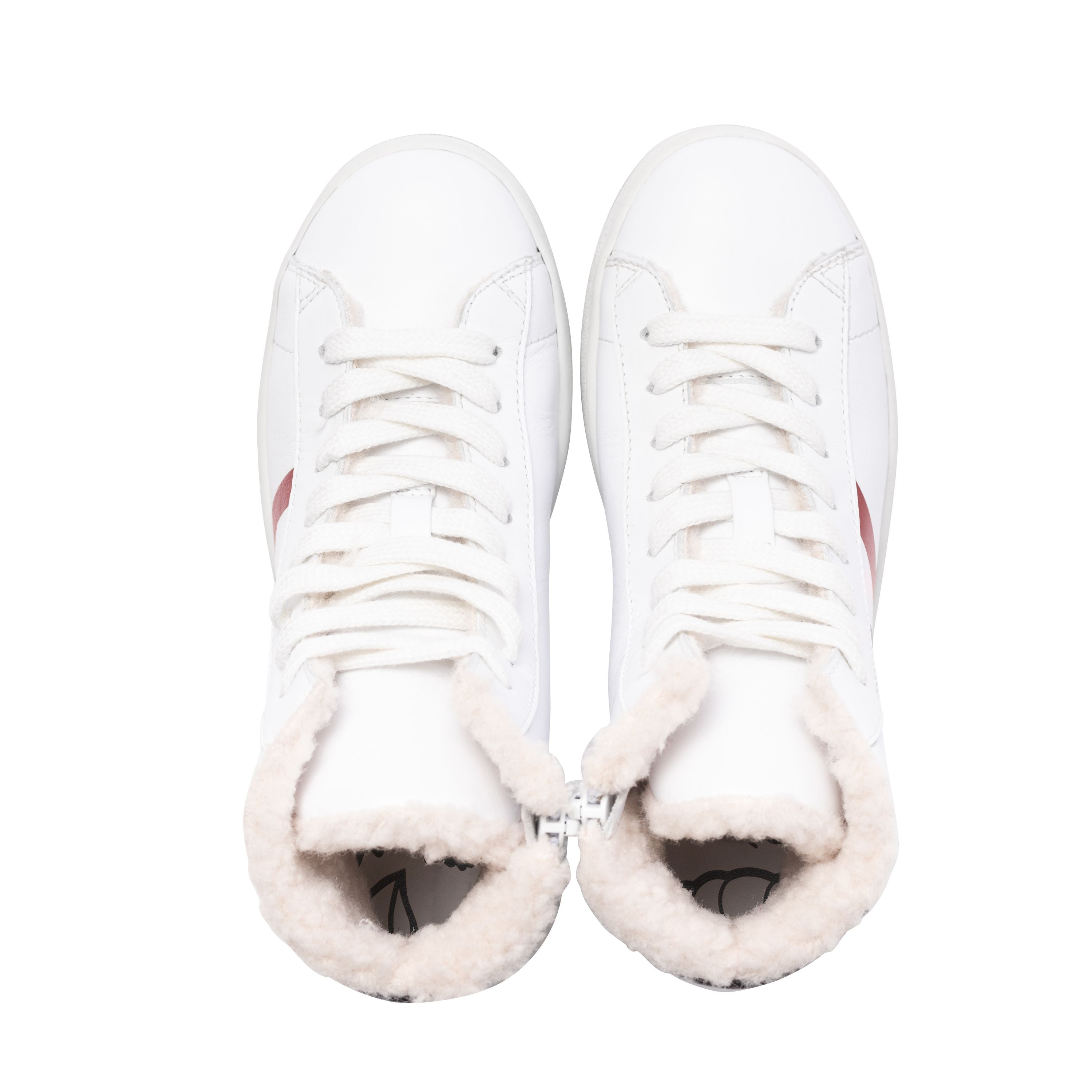 Boys White Logo Shoes