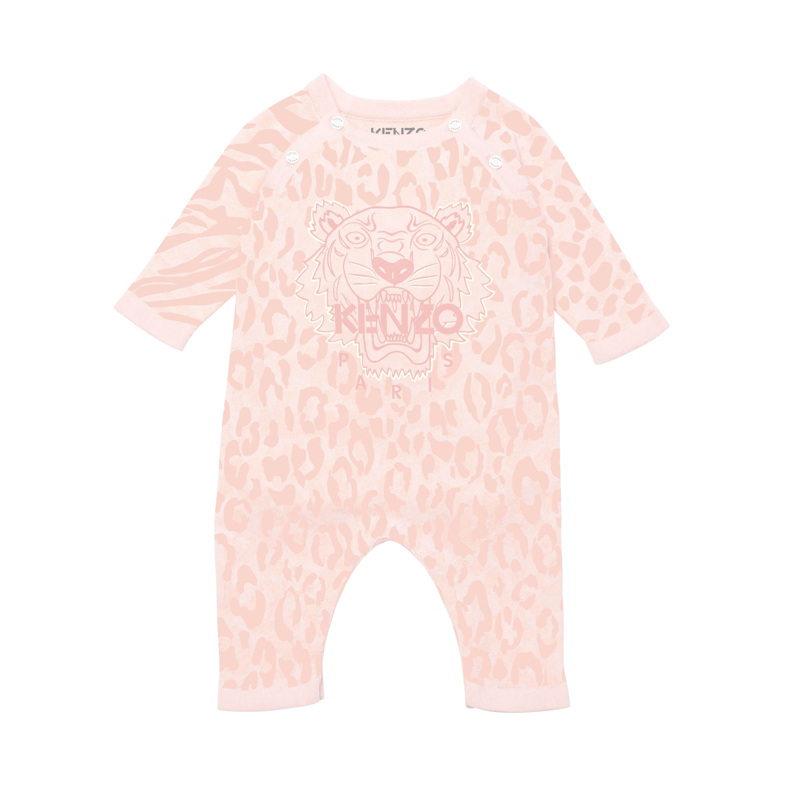 Baby Girls Pink Logo Babysuit