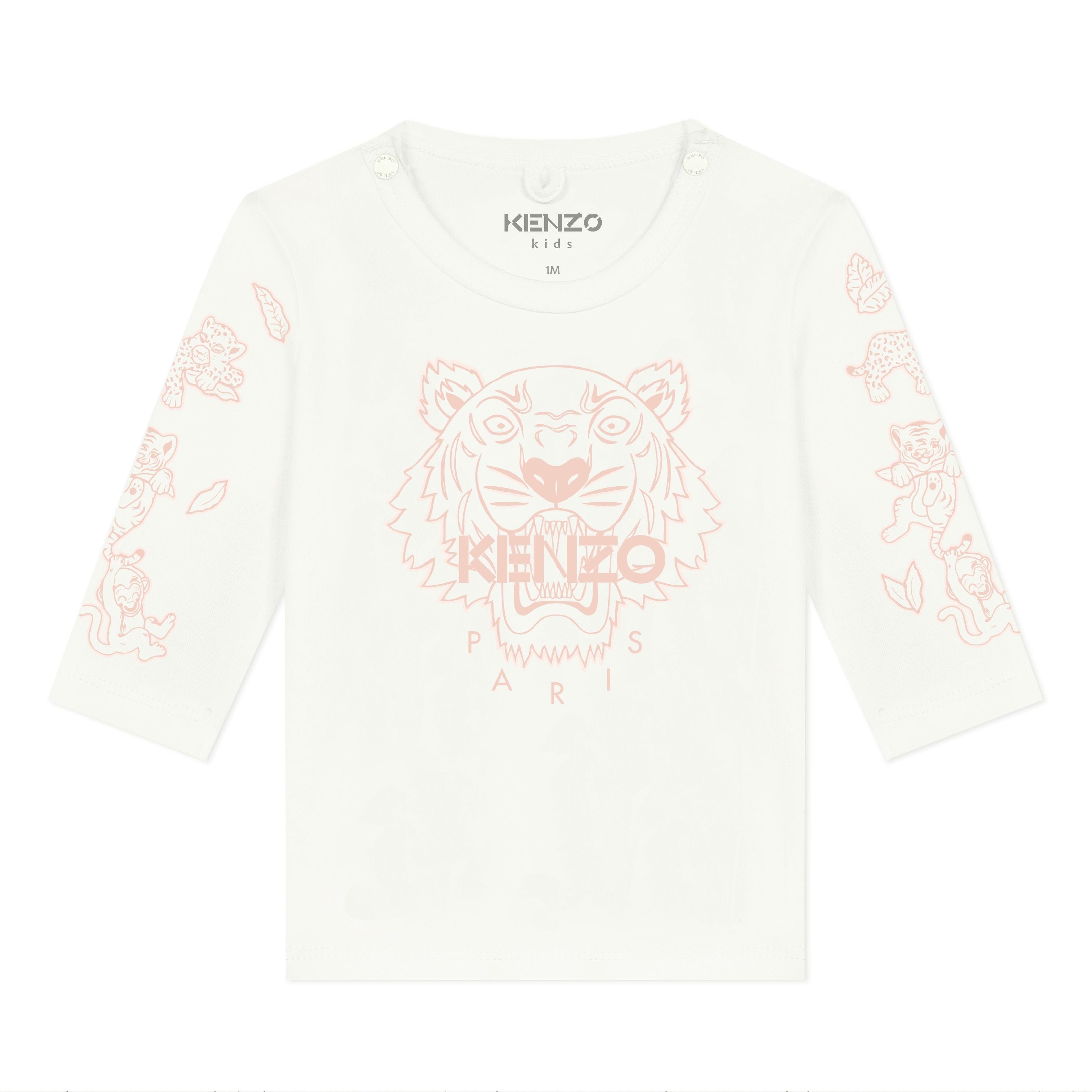 Baby Girls White Logo T-Shirt