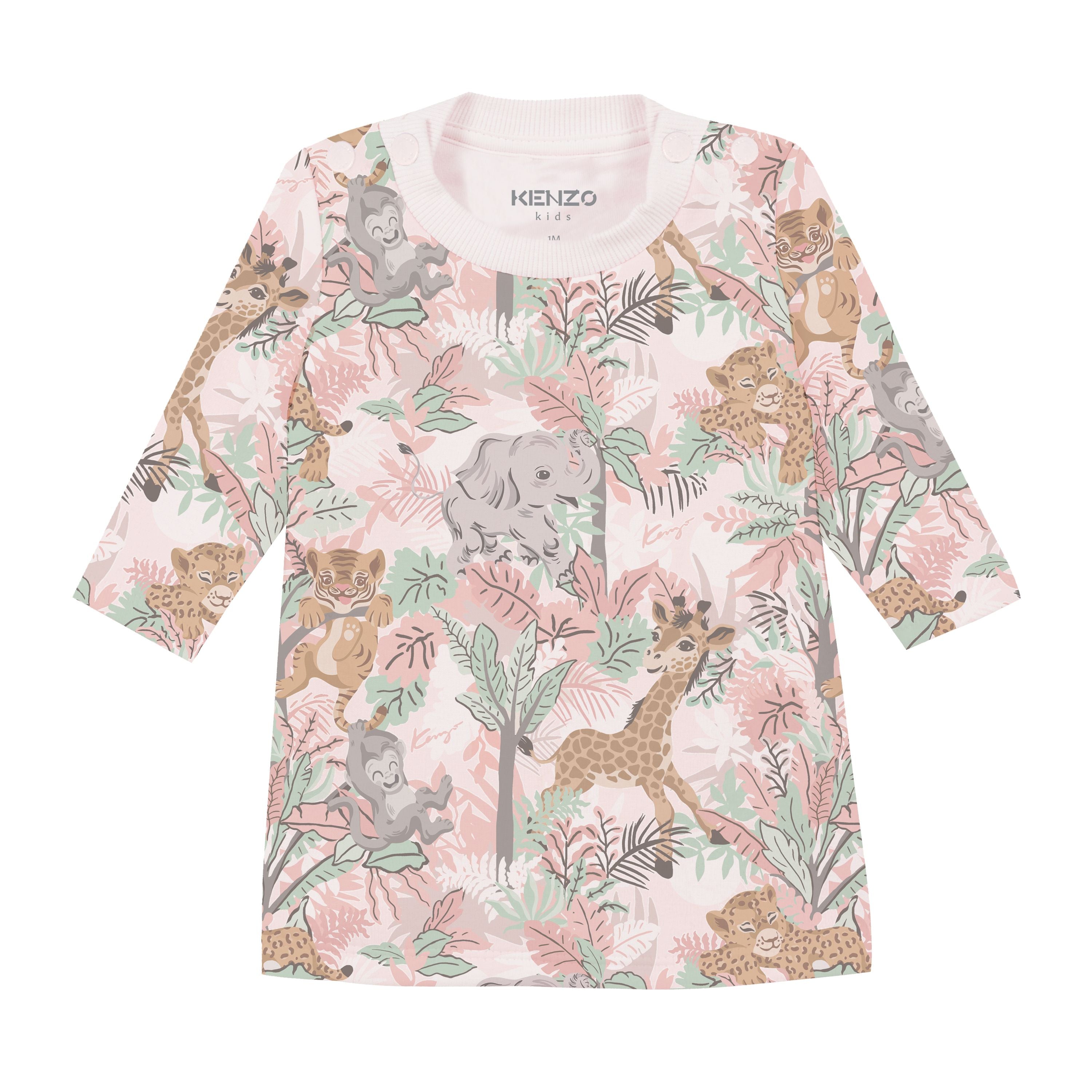 Baby Girls Pink Printed Set