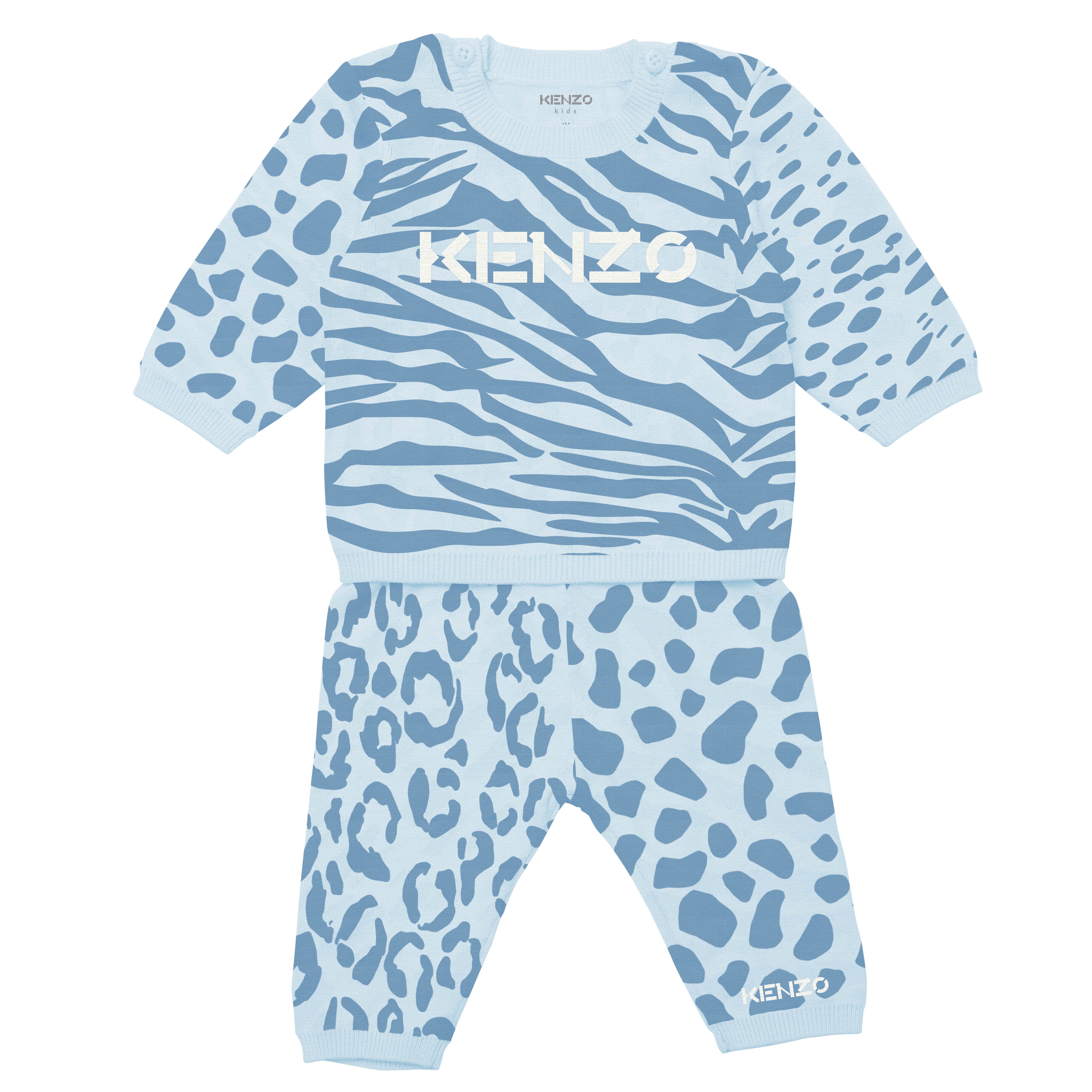 Baby Boys Blue Spots Set