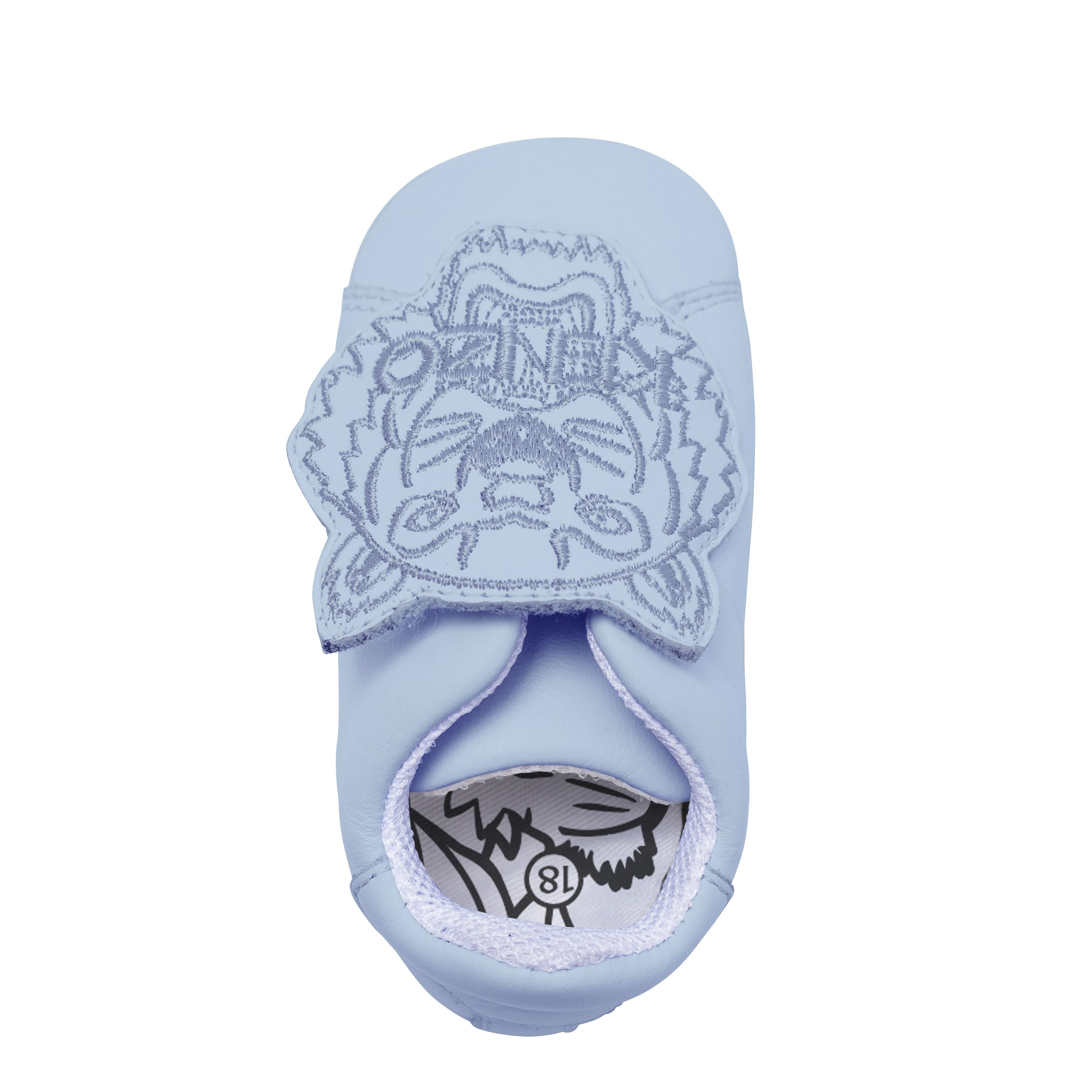 Baby Boys Blue Logo Shoes