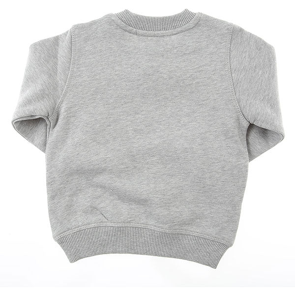 Baby Girls Grey Logo Print Sweatshirt