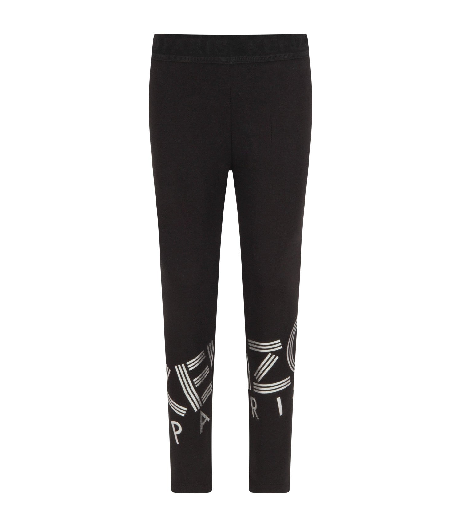 Girls Black Logo Trousers