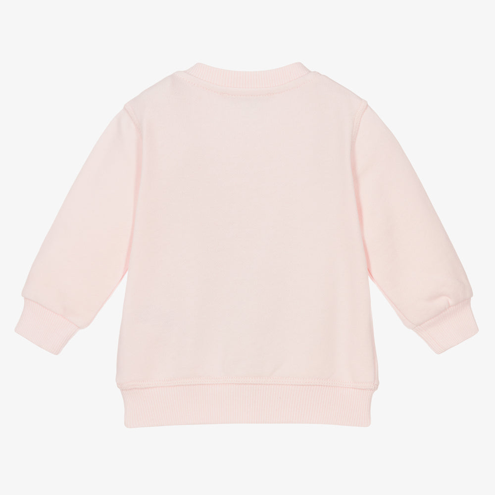 Baby Girls Pink Tiger Sweatshirt