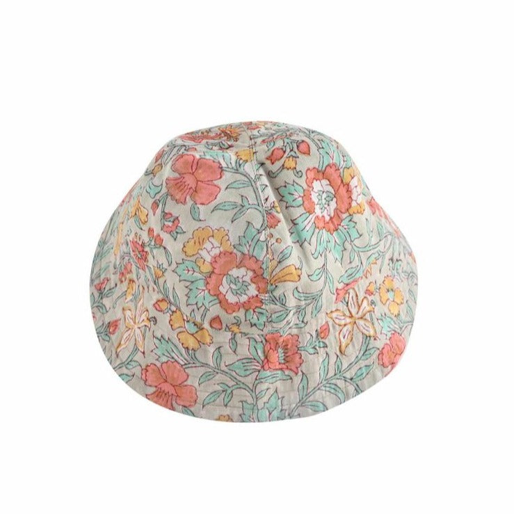 Boys & Girls Blue Floral Hat